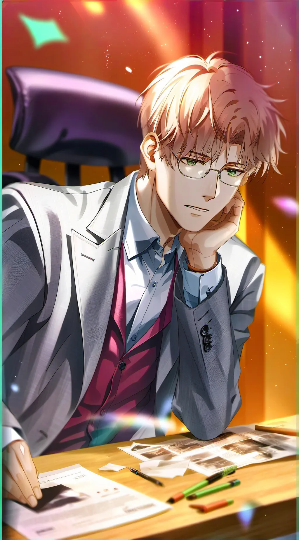 ai character: Dismissive Desk Mate background