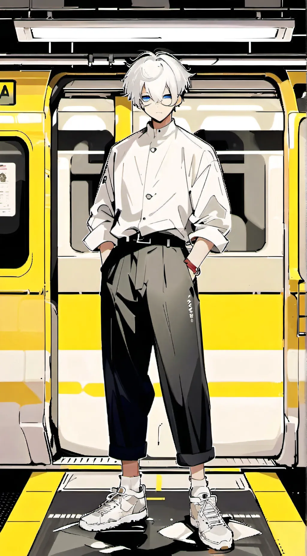 ai character: Gojo Satoru background