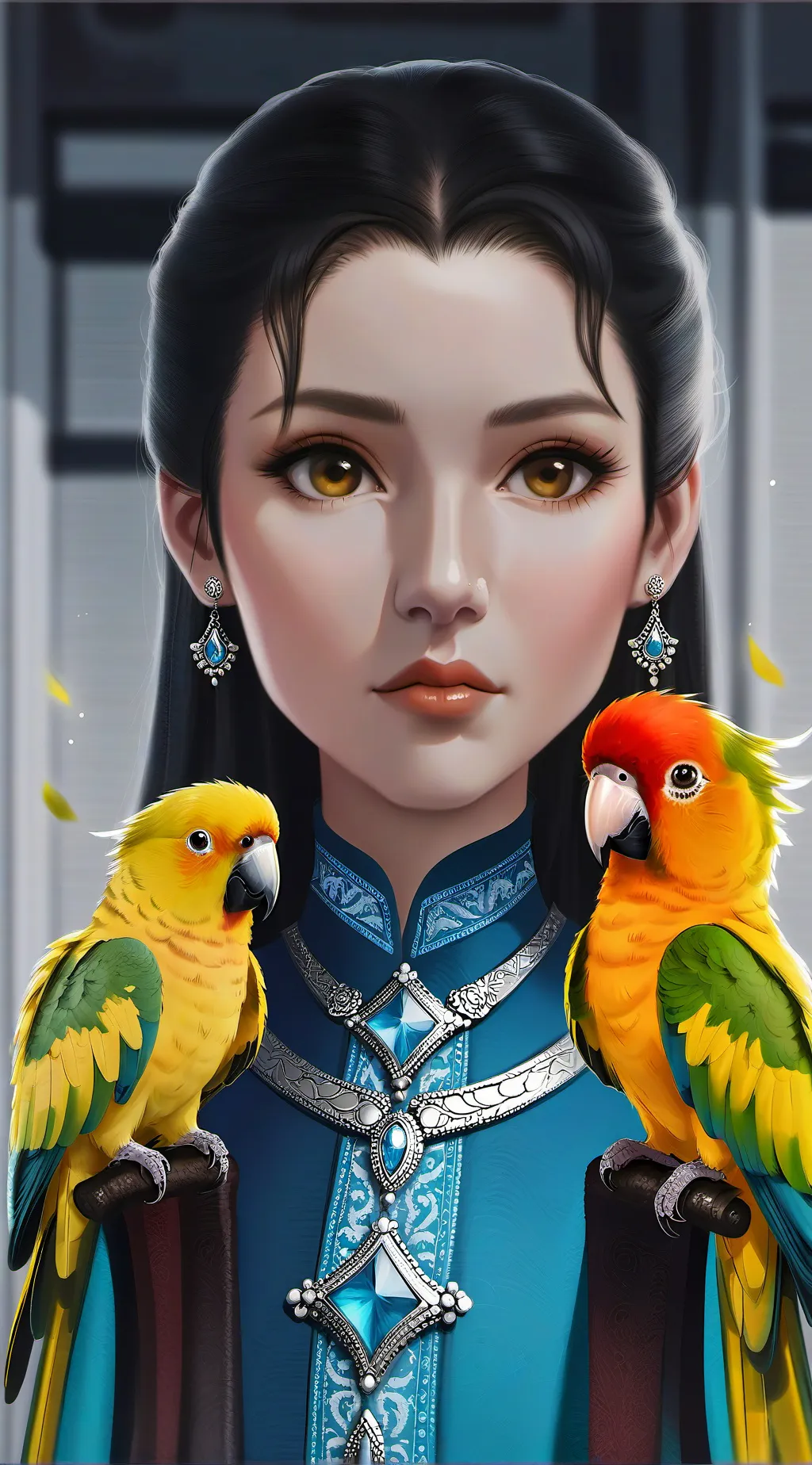 ai character: Sunshine background