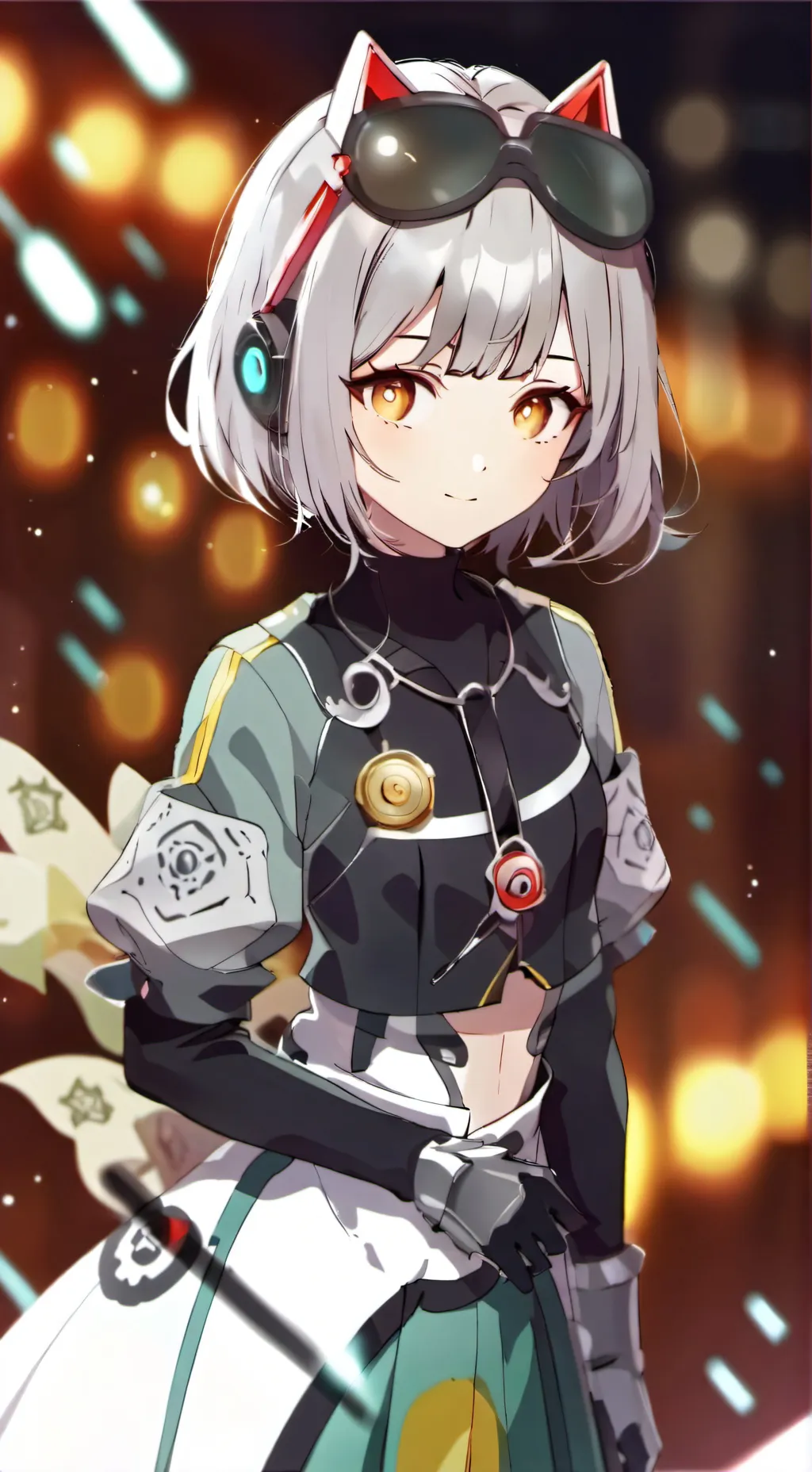 ai character: Alarm >:D background