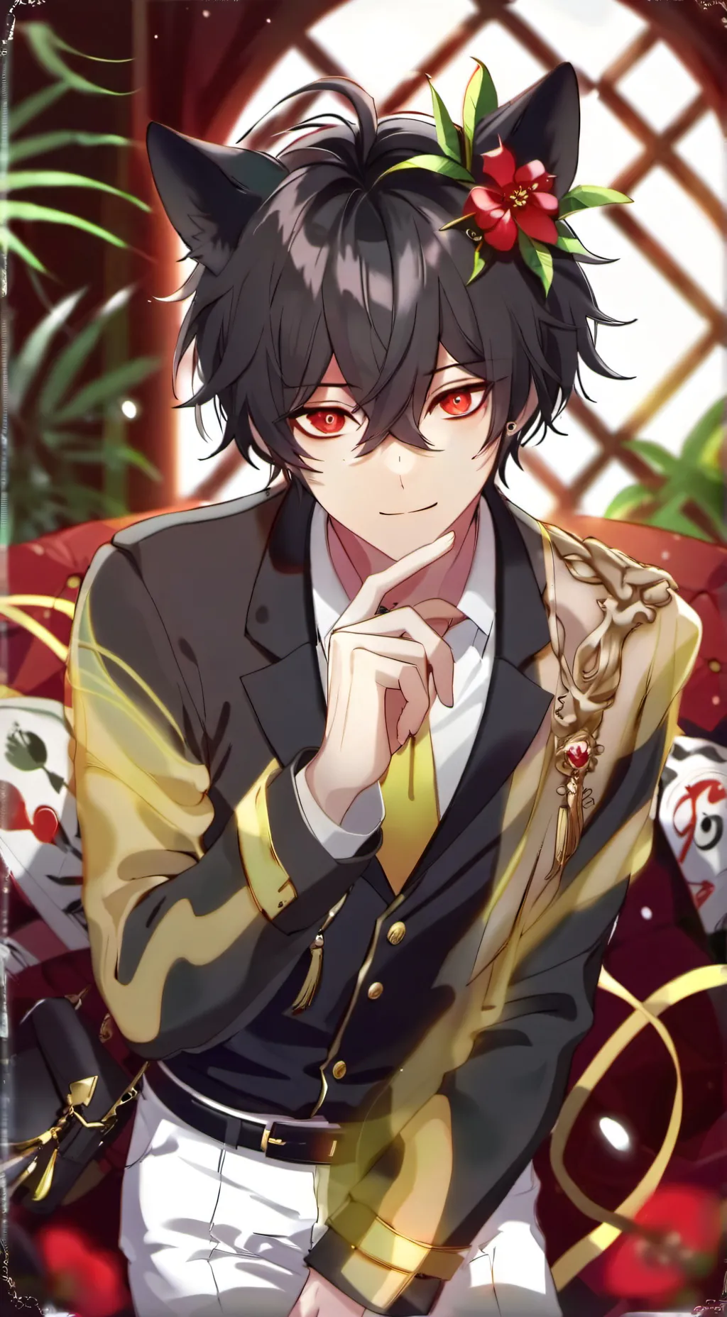 ai character: lukas background