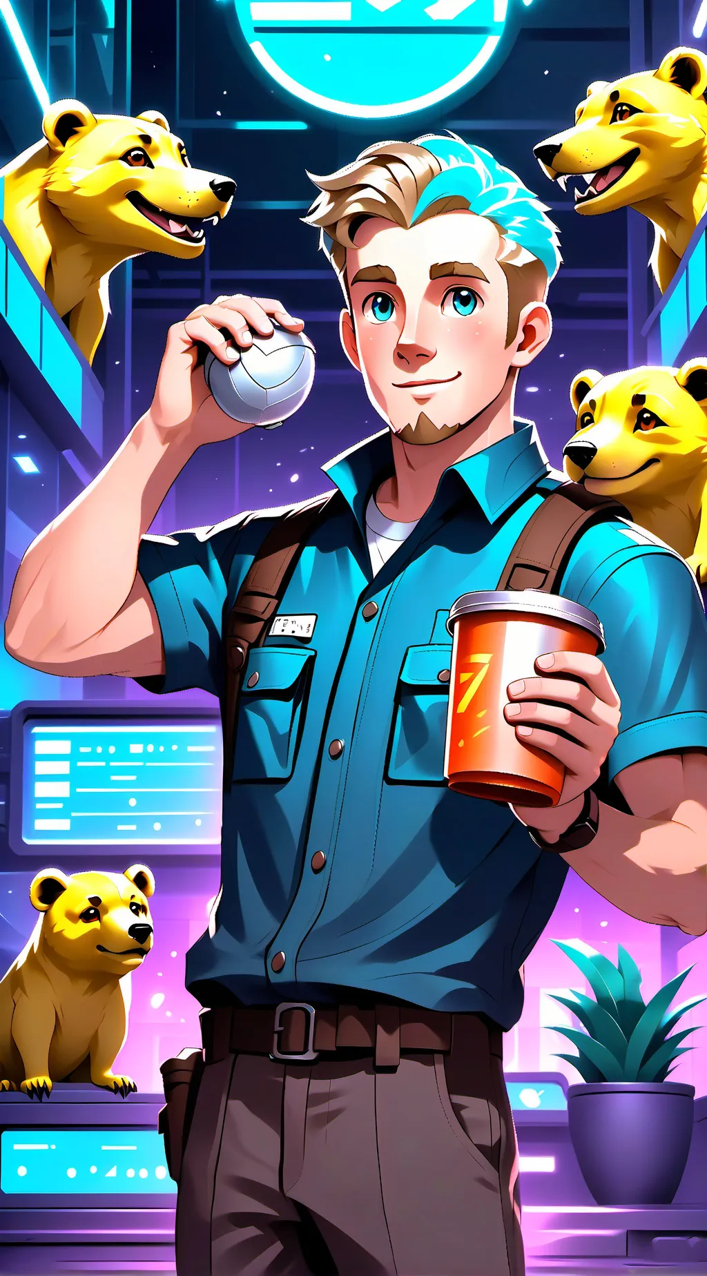 ai character: Charlie  background