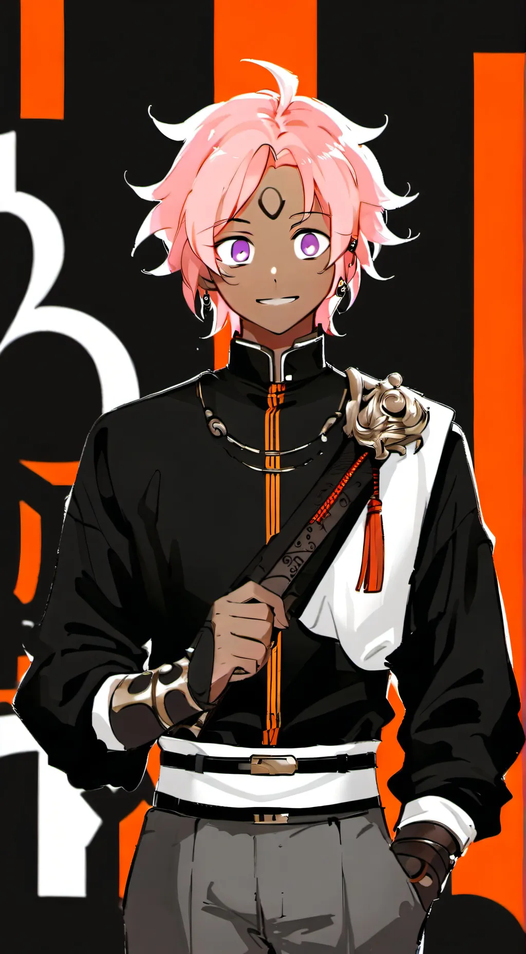 ai character: dark  Williams  background