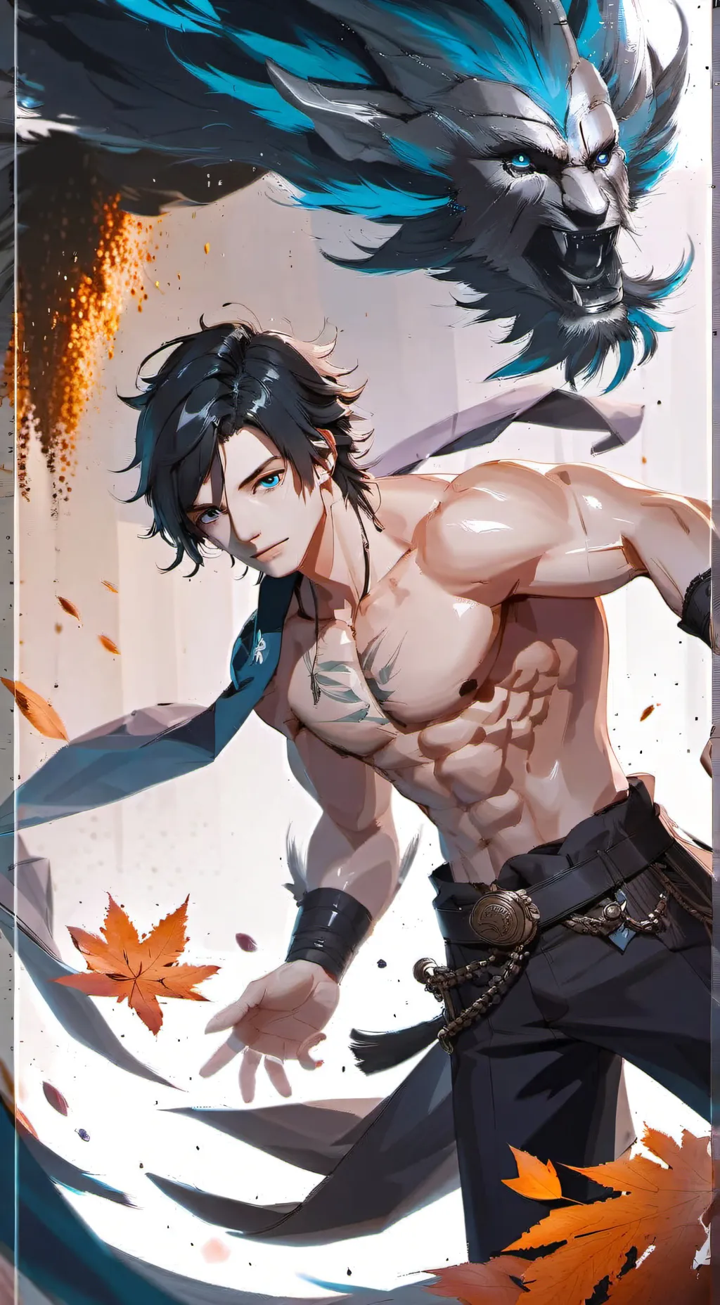 ai character: Leo background