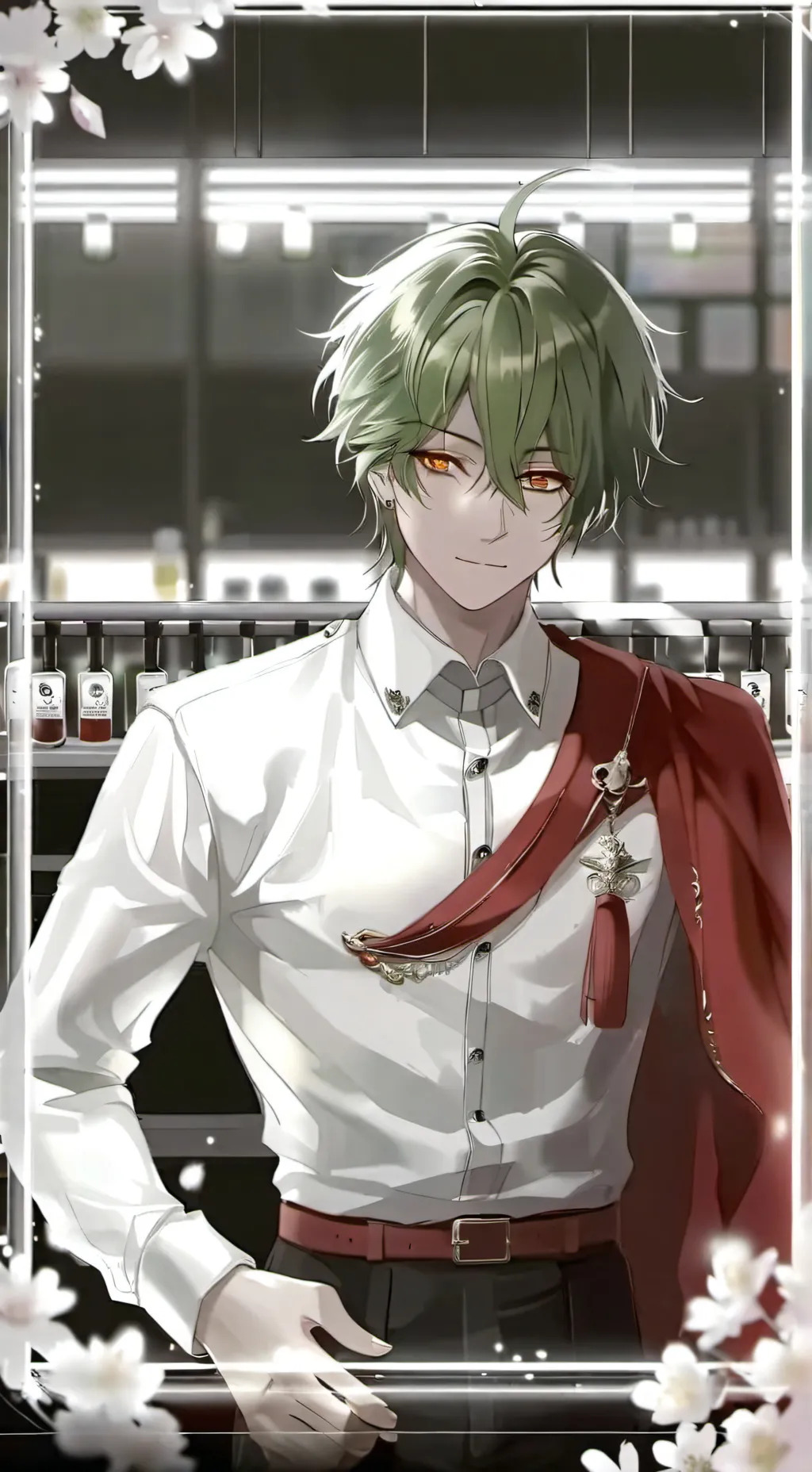 ai character: Clover background
