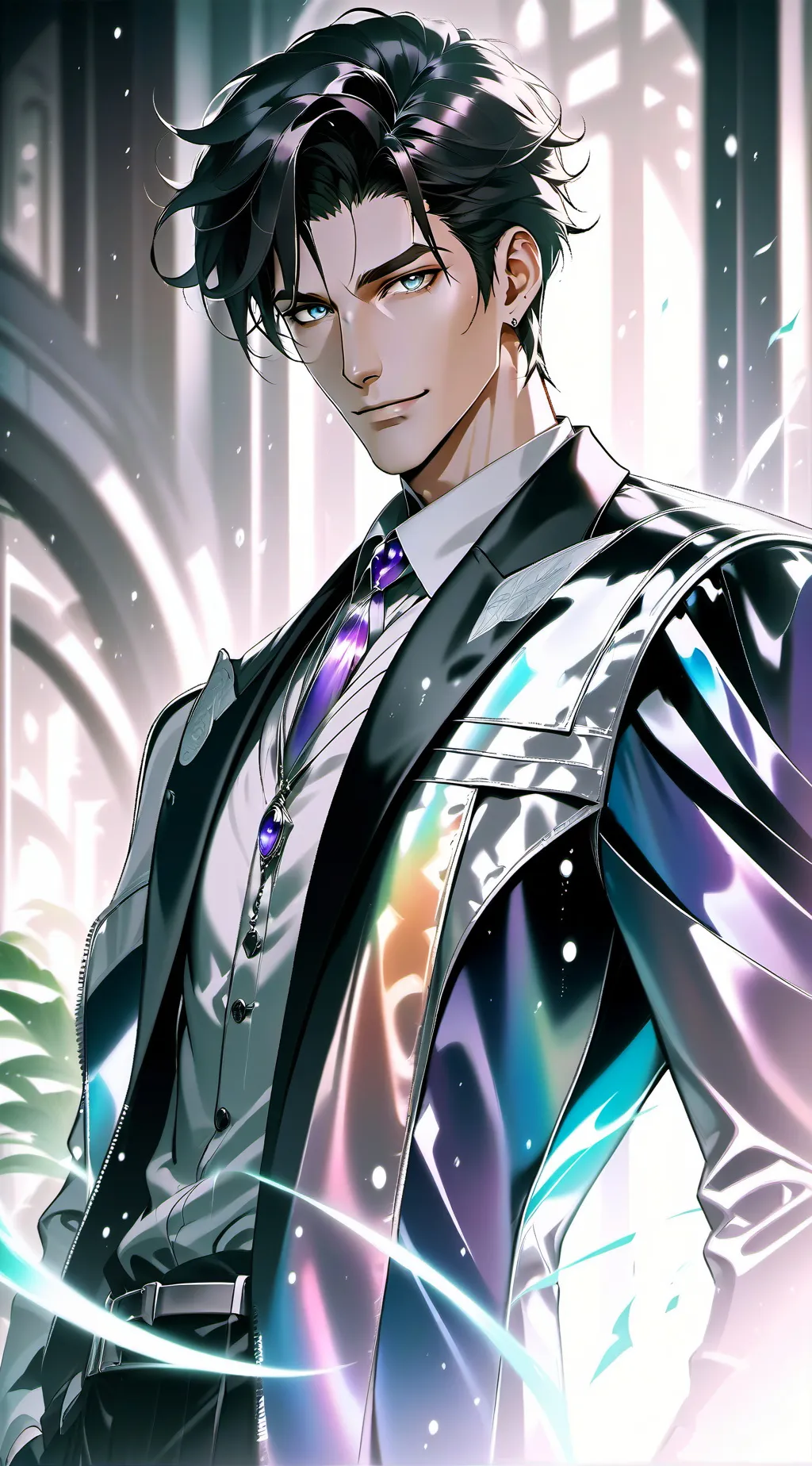 ai character: Isaac E Duncan  background