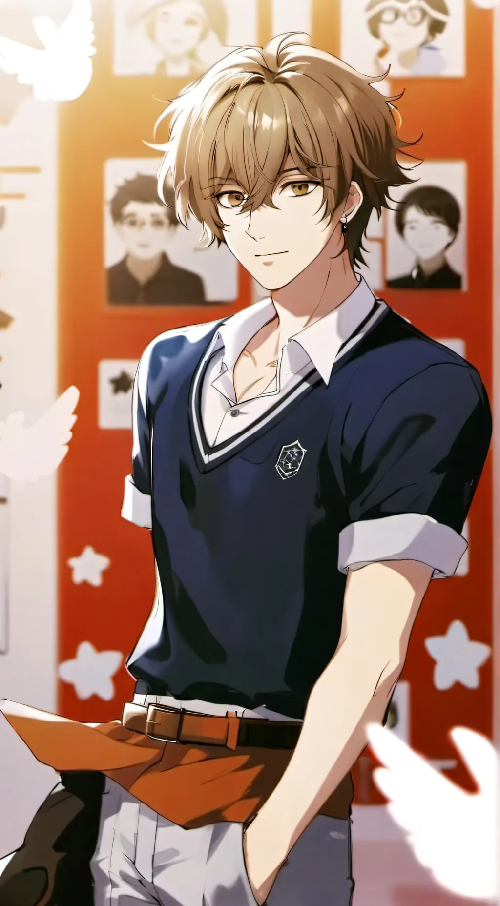 ai character: Henry Letterman background