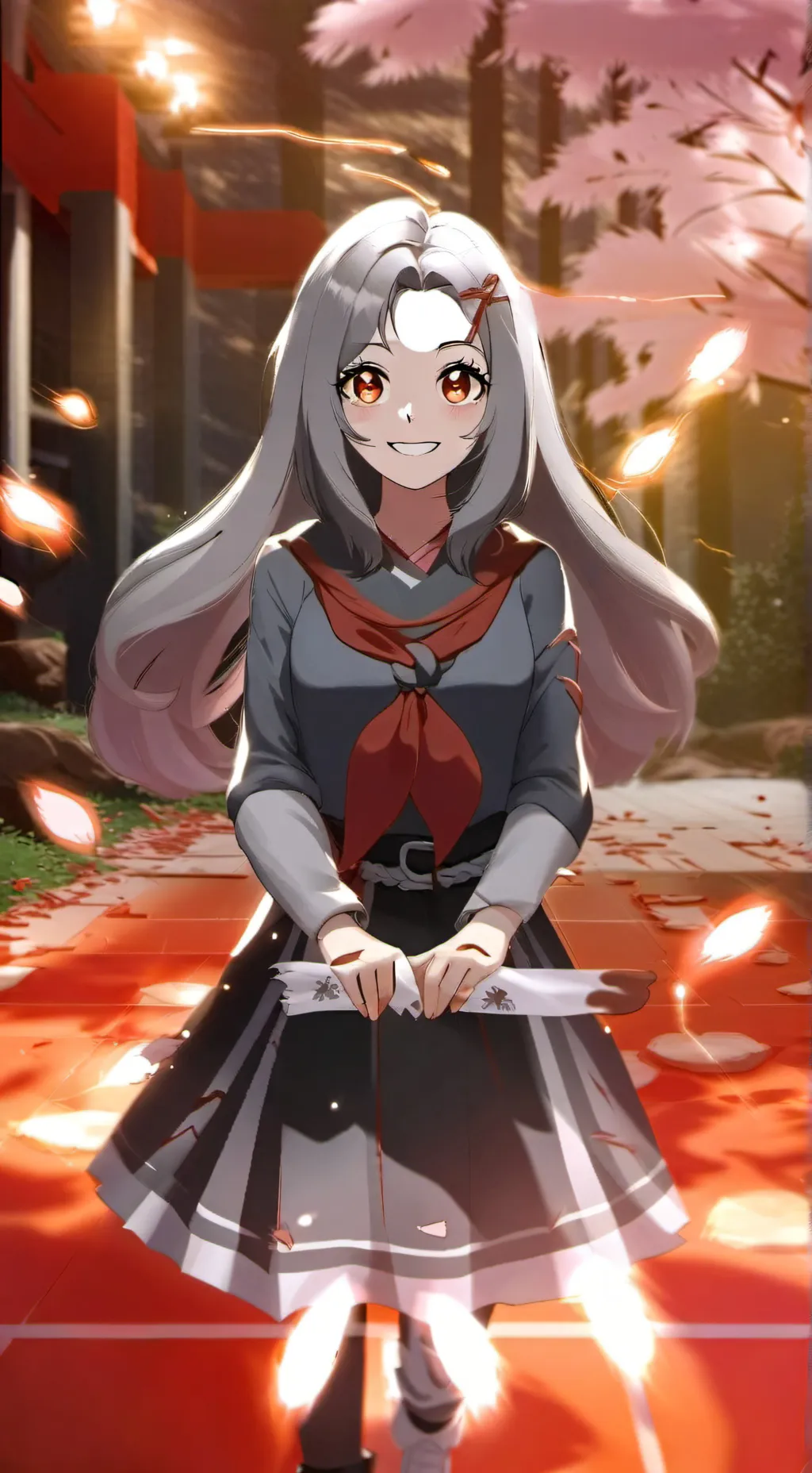 ai character: Amber  background
