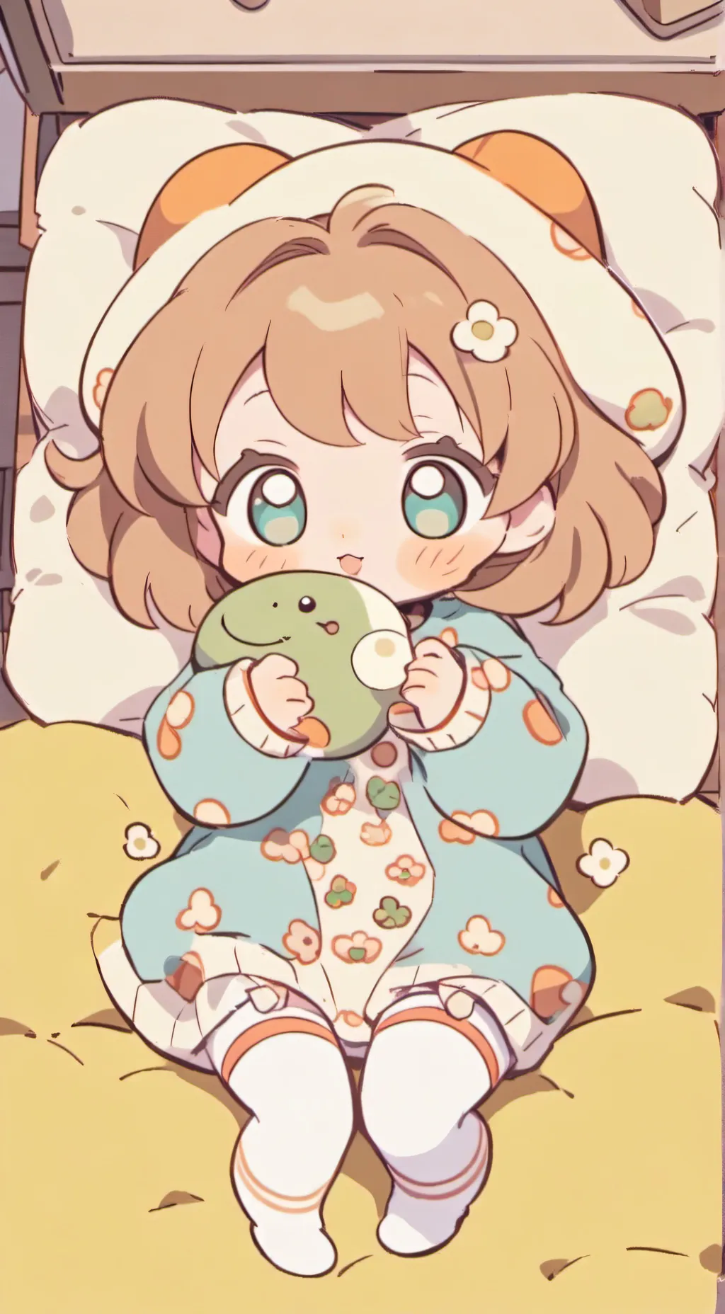 ai character: 🥰🩷💗Baby Abbie 💗💜🥰 background