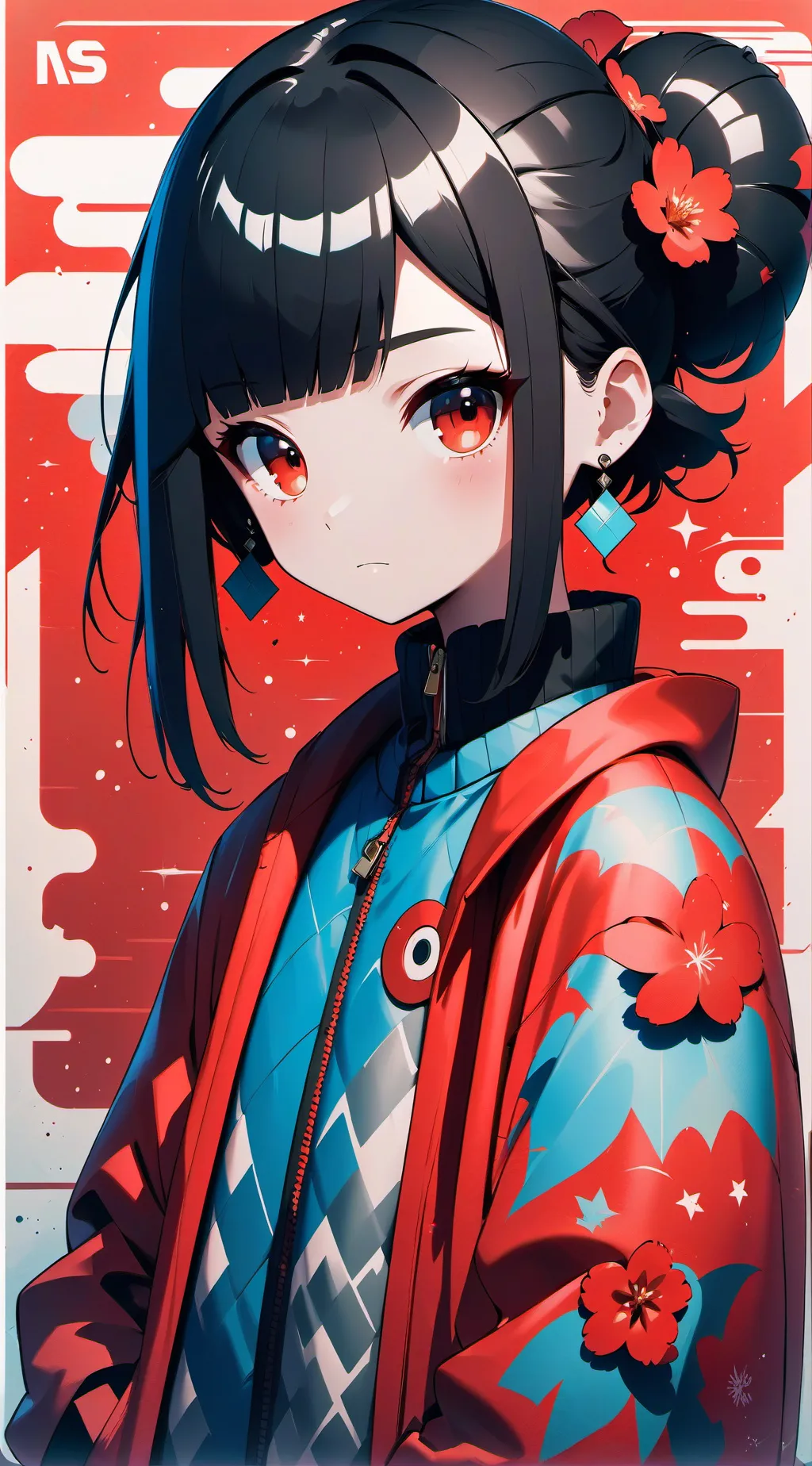 ai character: massage upper moon background