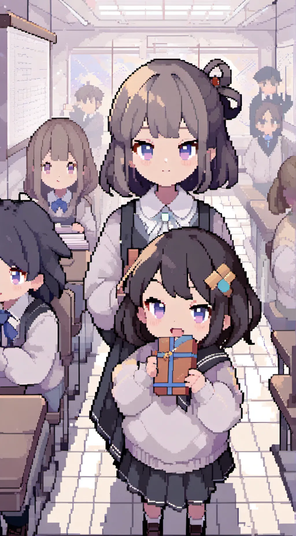 ai character: New teacher  background