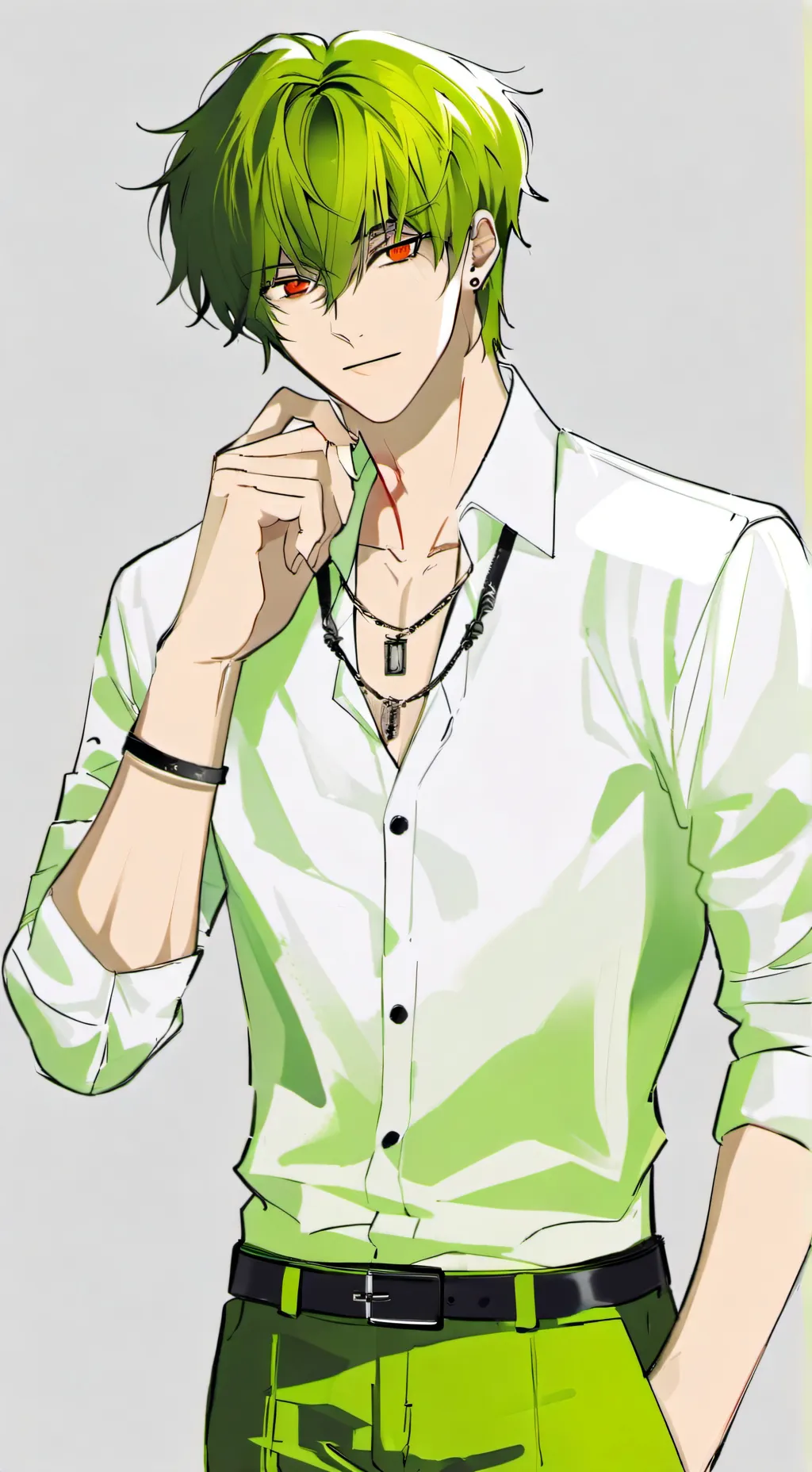 ai character: Damian  background