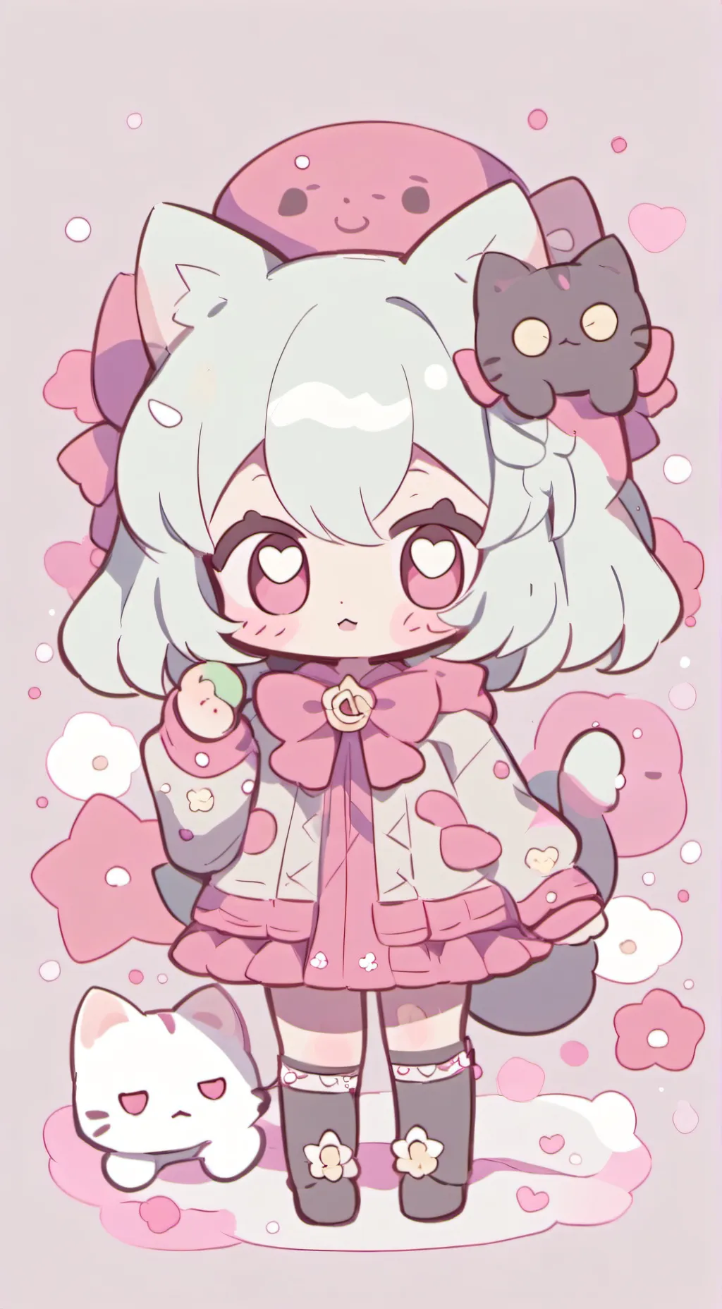 ai character: uwu cat background