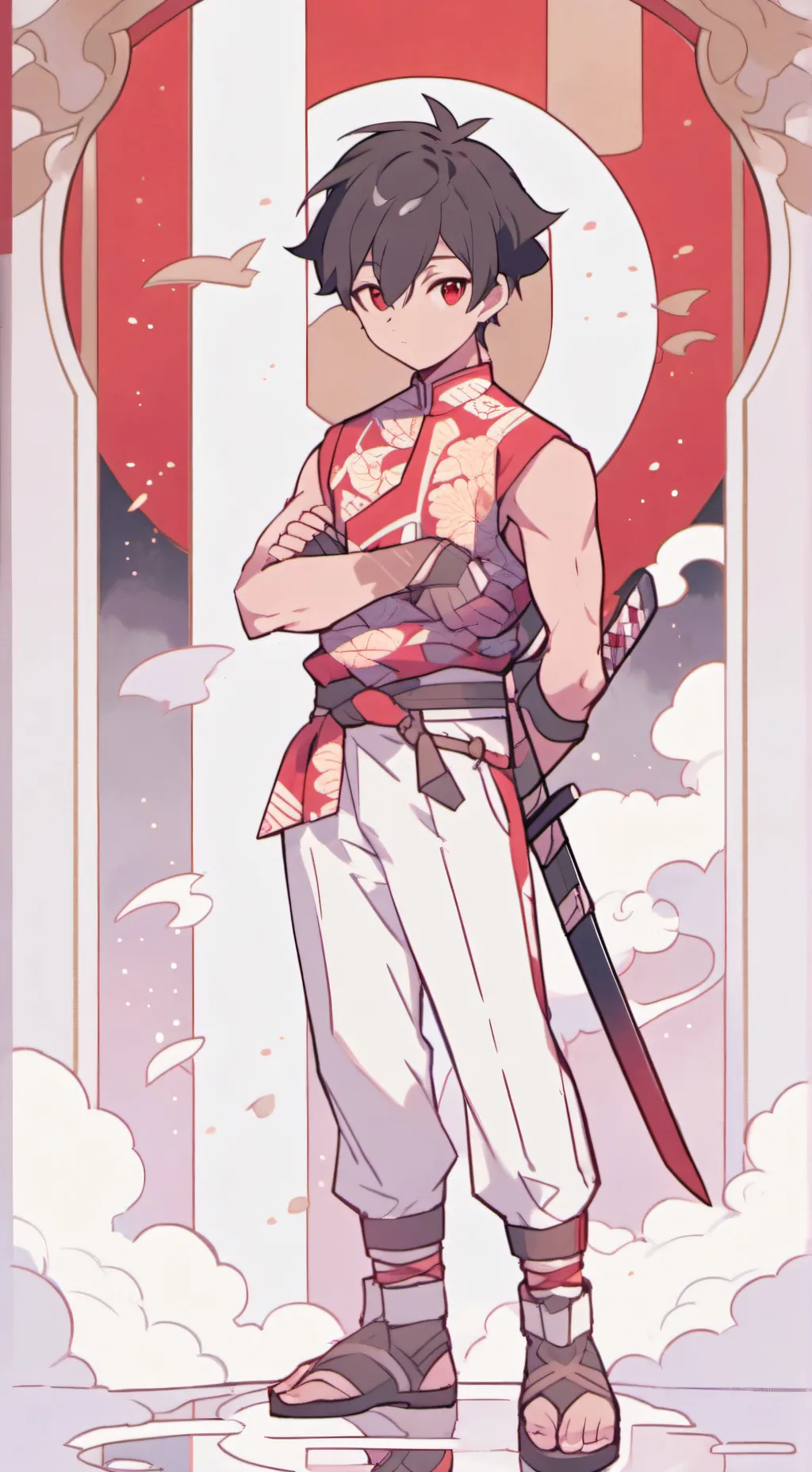 ai character: 0n7n7 and coolkid background