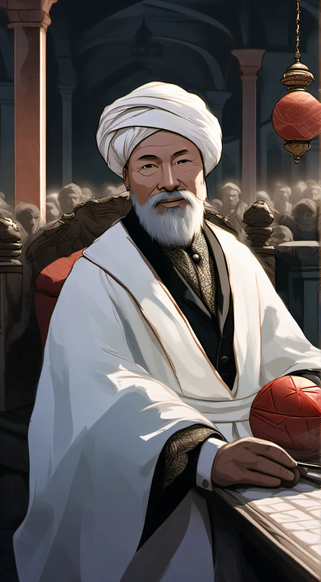ai character: country balls background