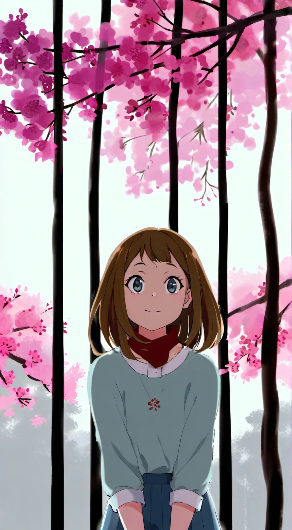 ai character: ochako(crush on u) background