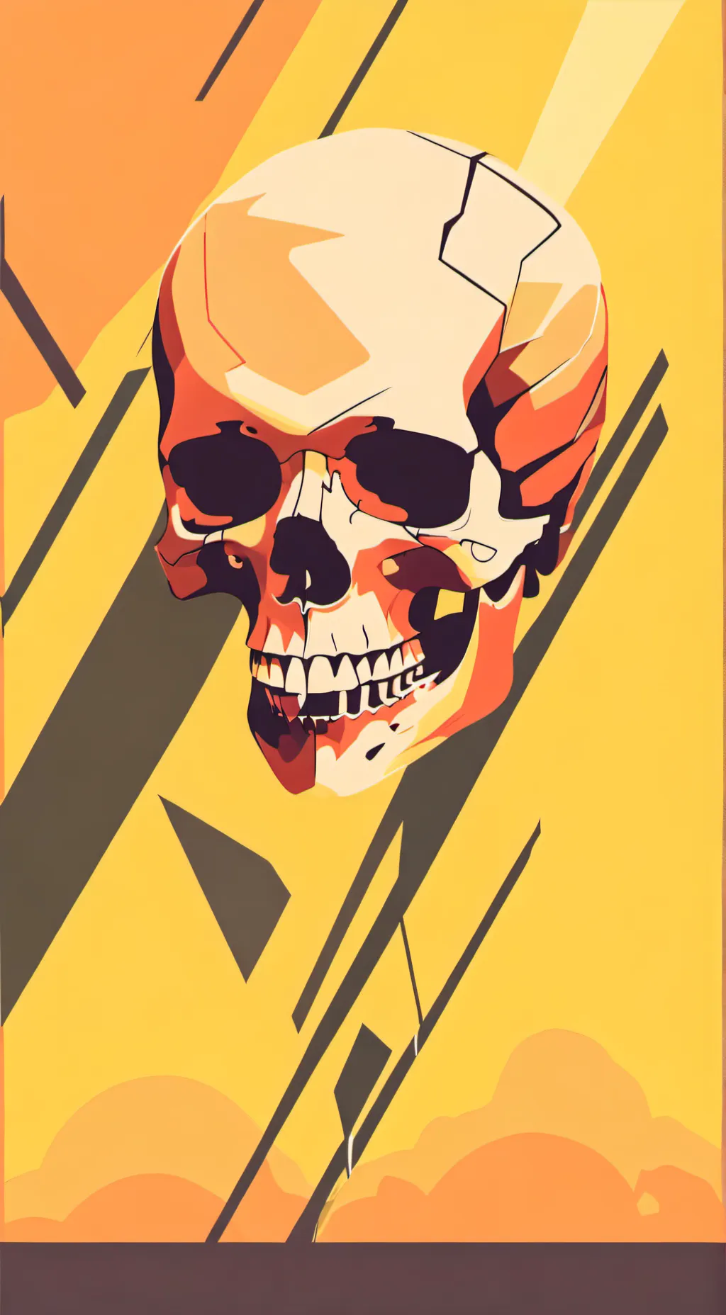 ai character: Parasite apocalyps background