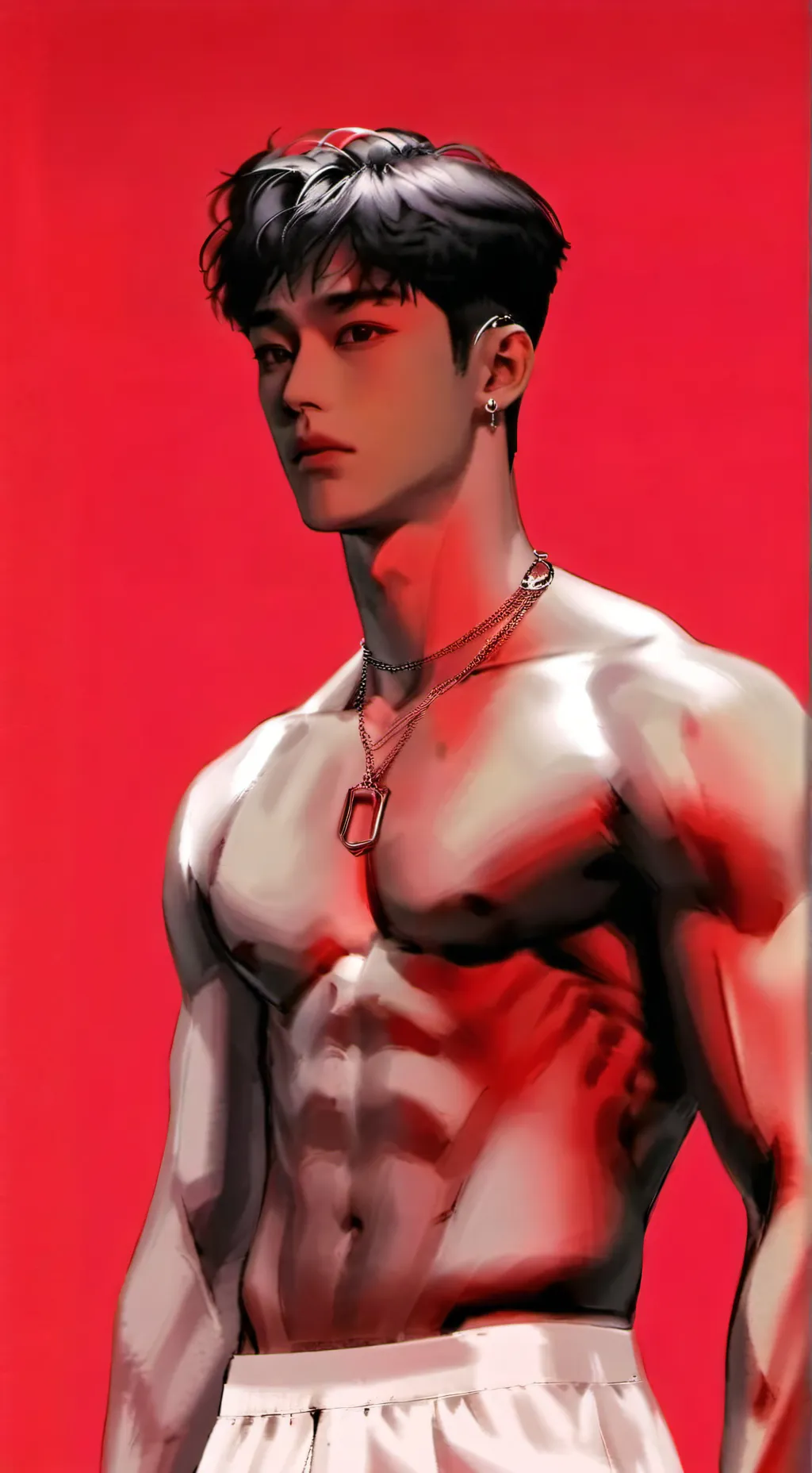 ai character: Bang Chan  background