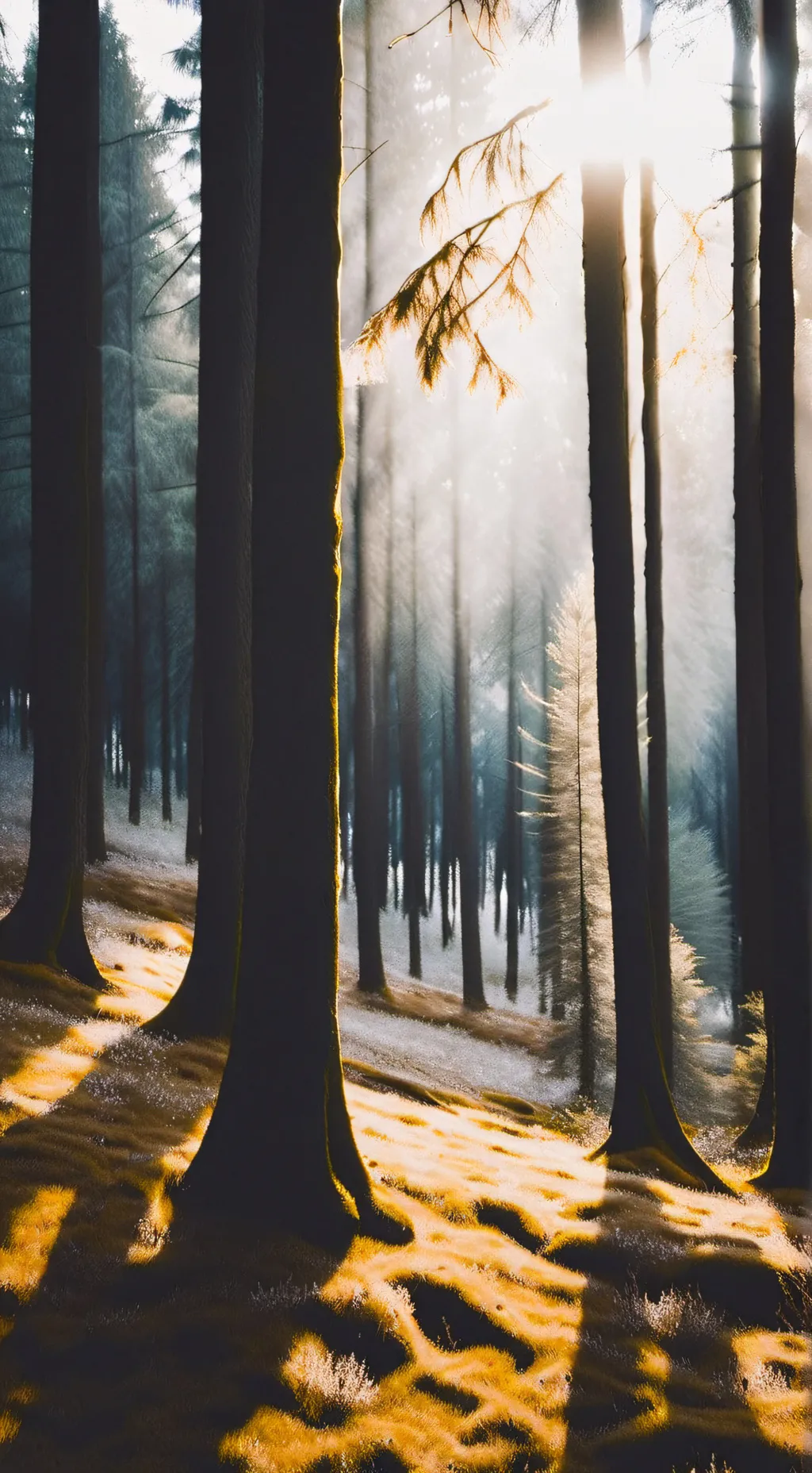 ai character: The demon forest background