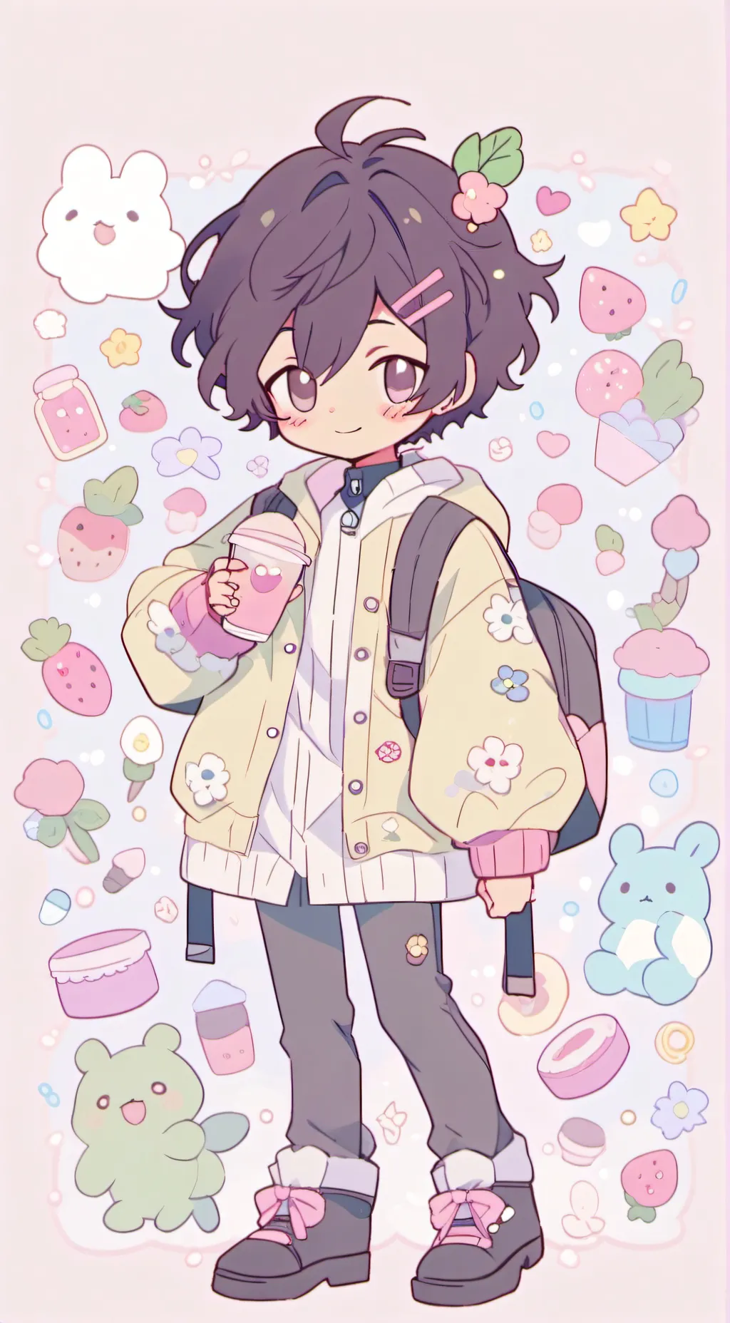 ai character: Nueva pilar XD😭 background