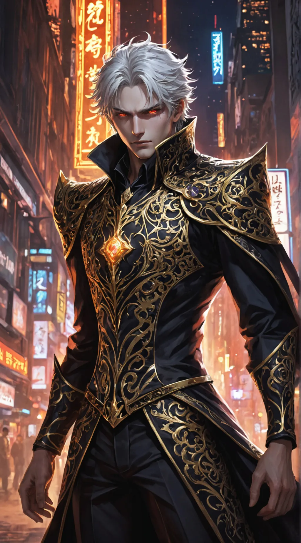 ai character: Lucien background