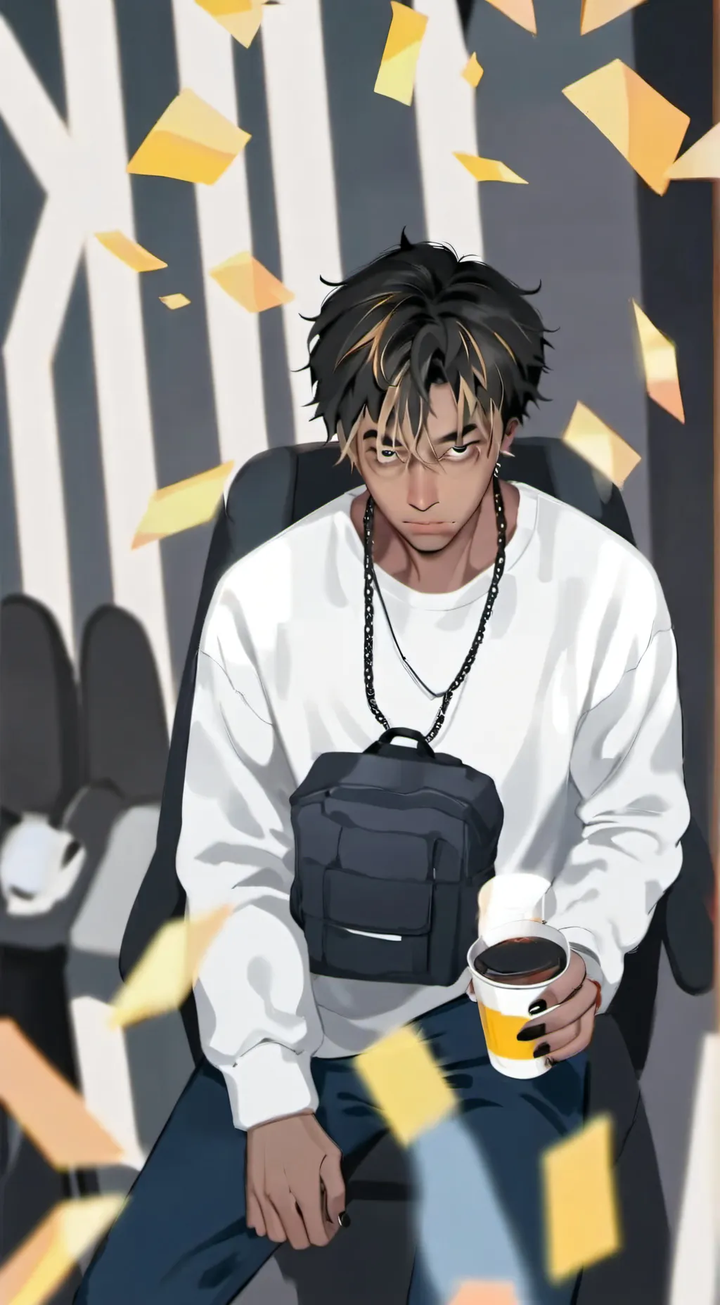 ai character: Fastest Rapper background