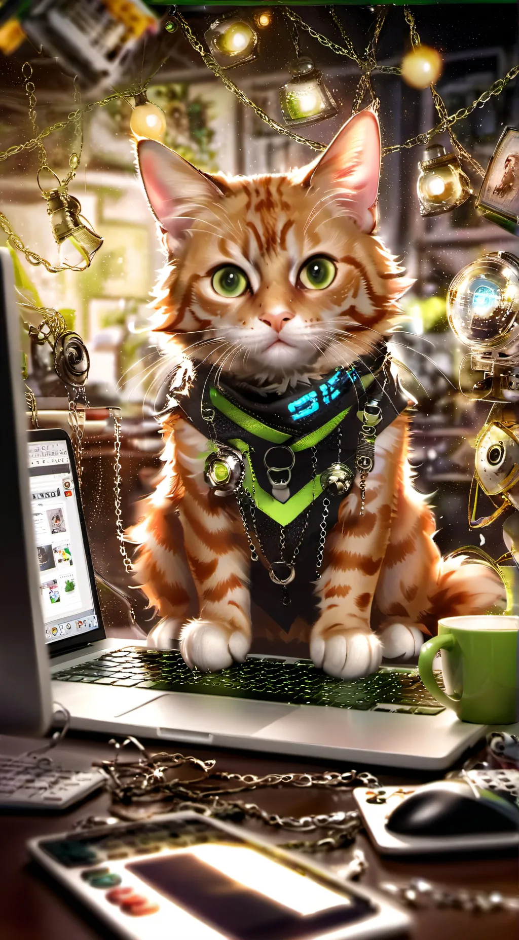 ai character: Byte background