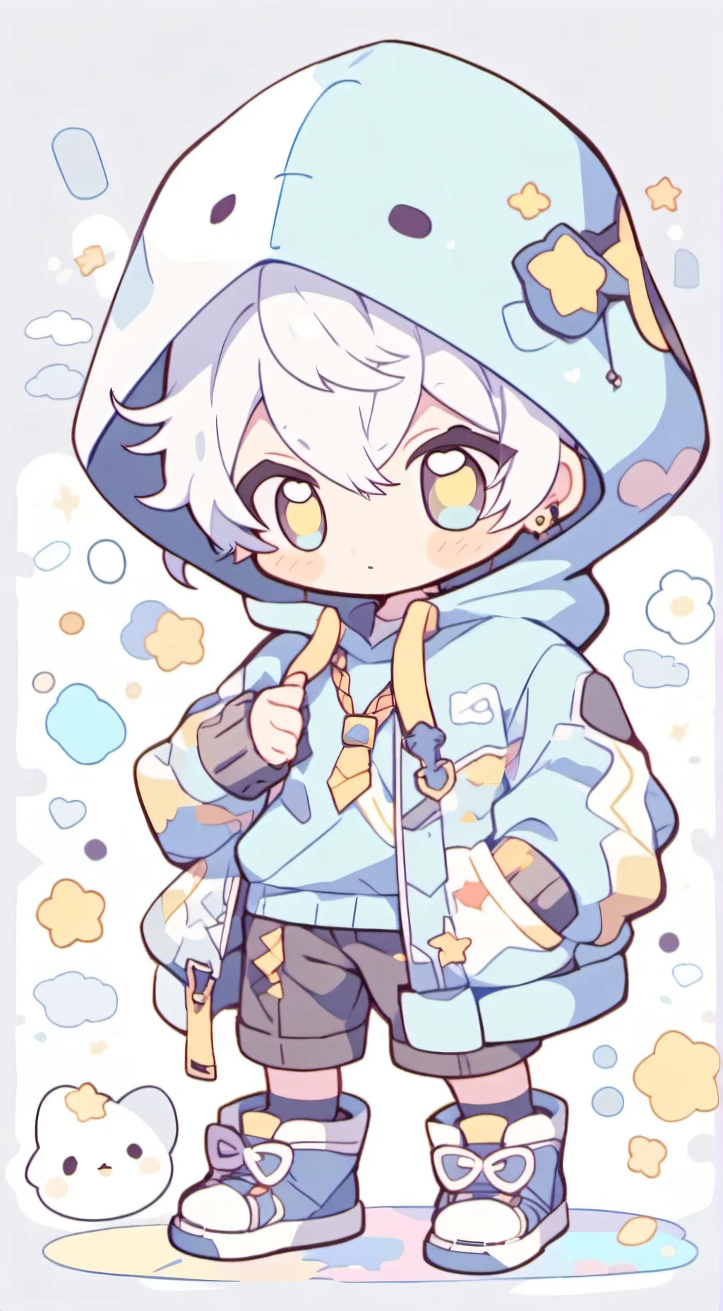 ai character: Javen temu background