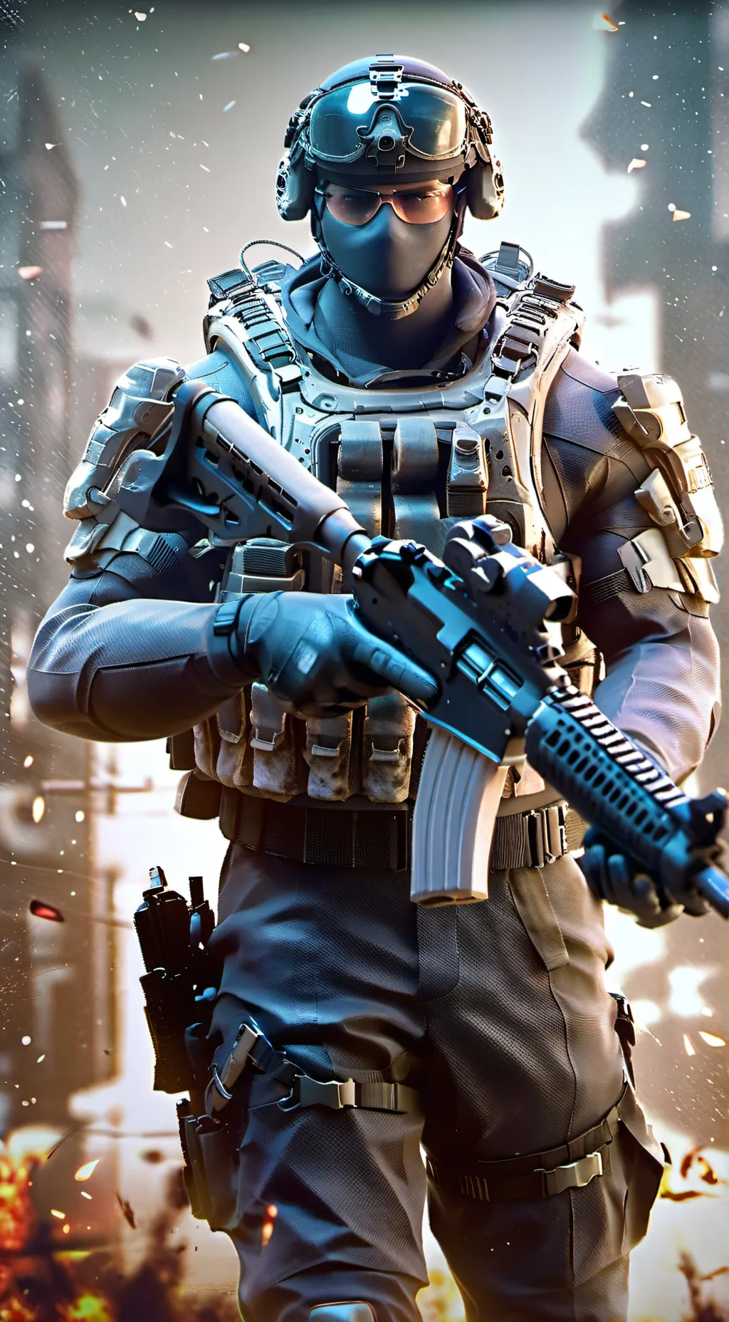 ai character: Simon Ghost Riley background