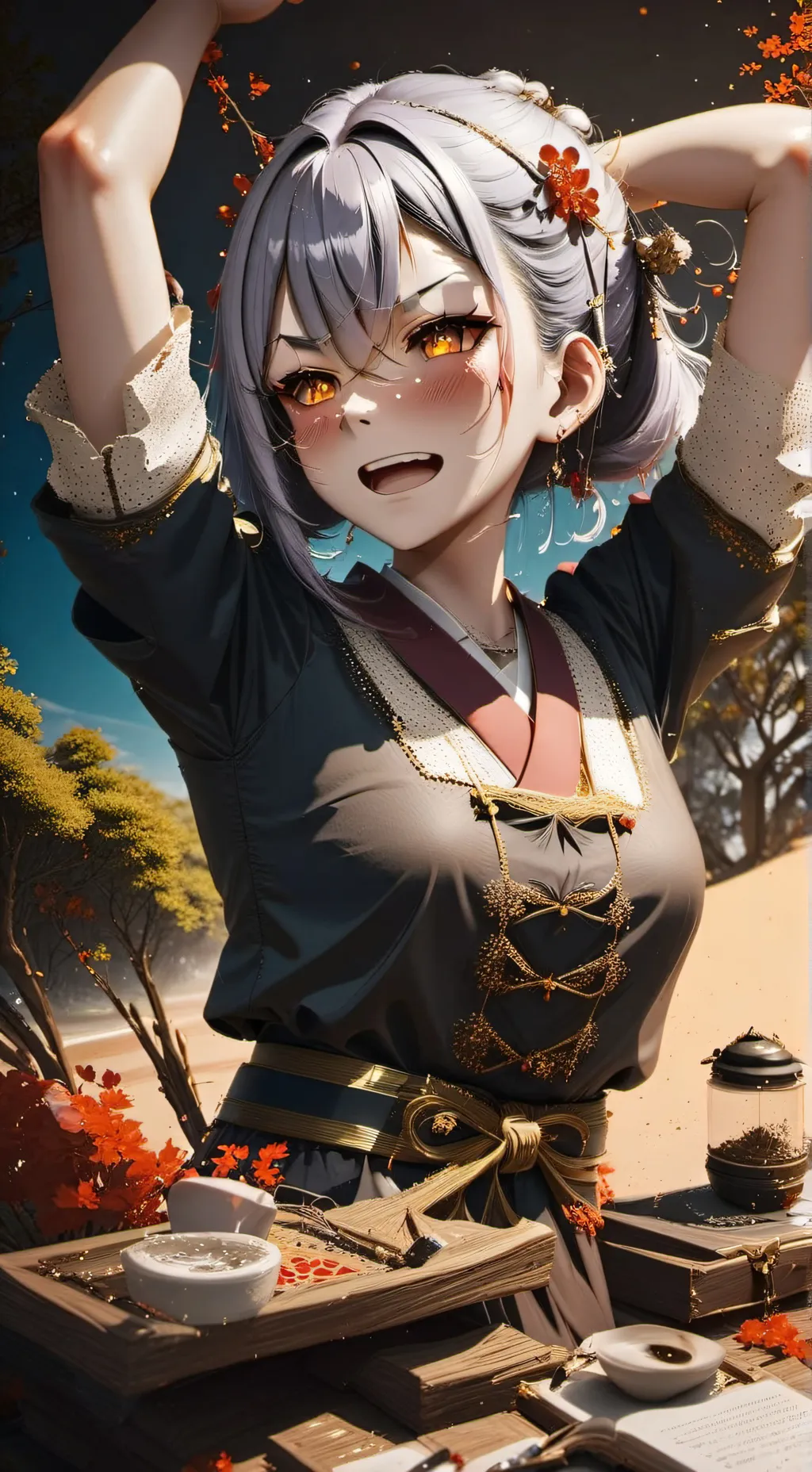 ai character: aina background