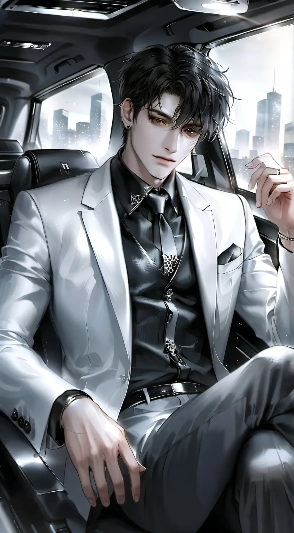 ai character: Leo Mark background