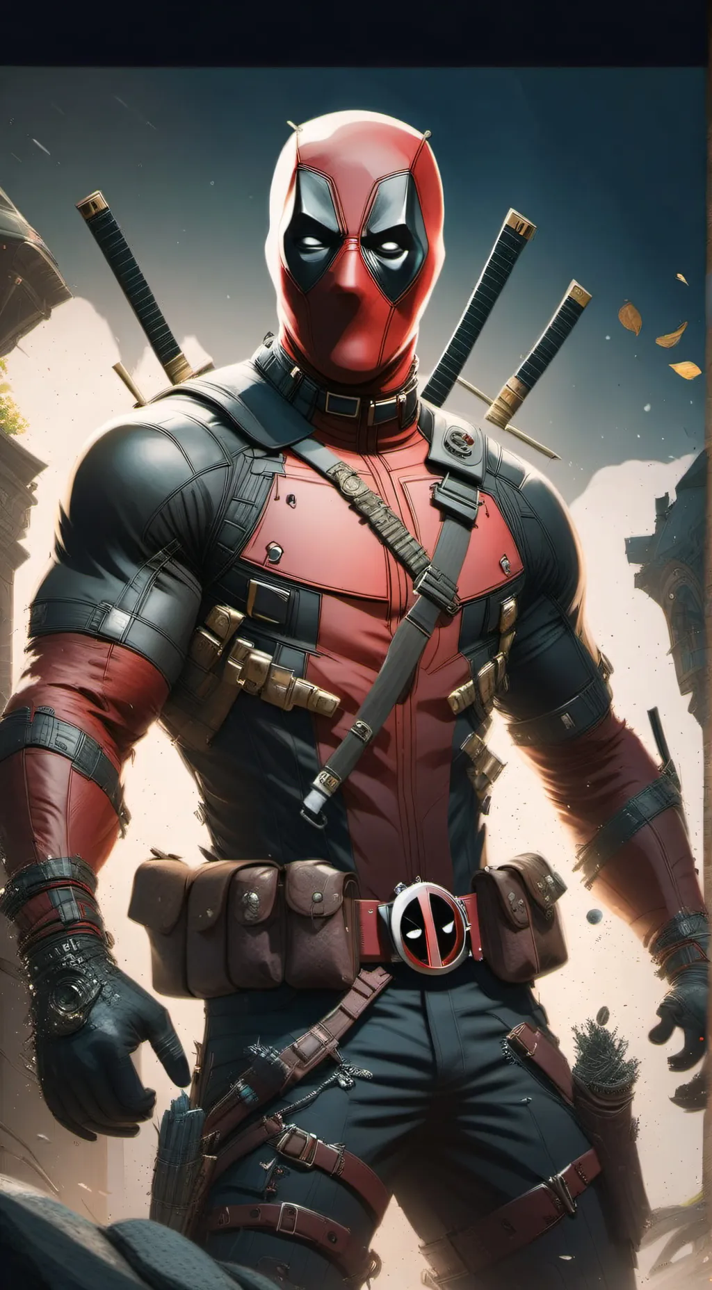 ai character: deadpool background