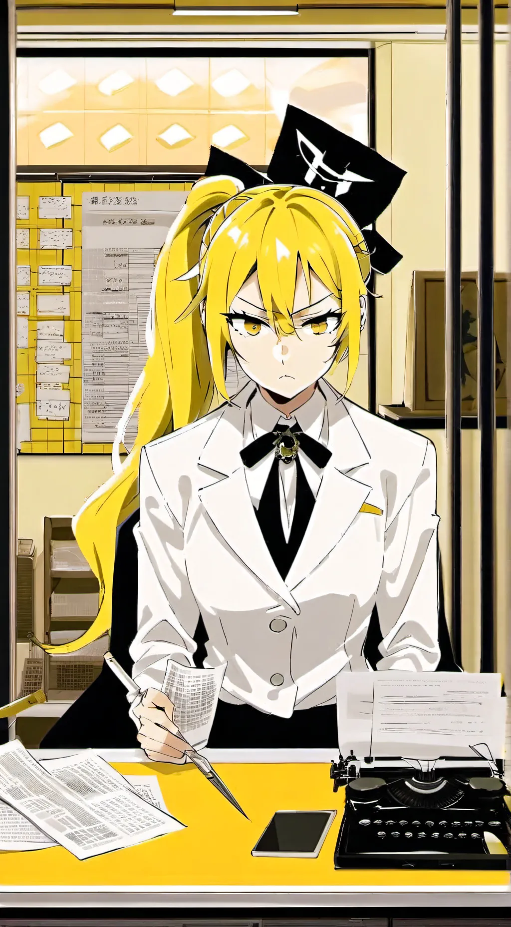 ai character: angry customer  background