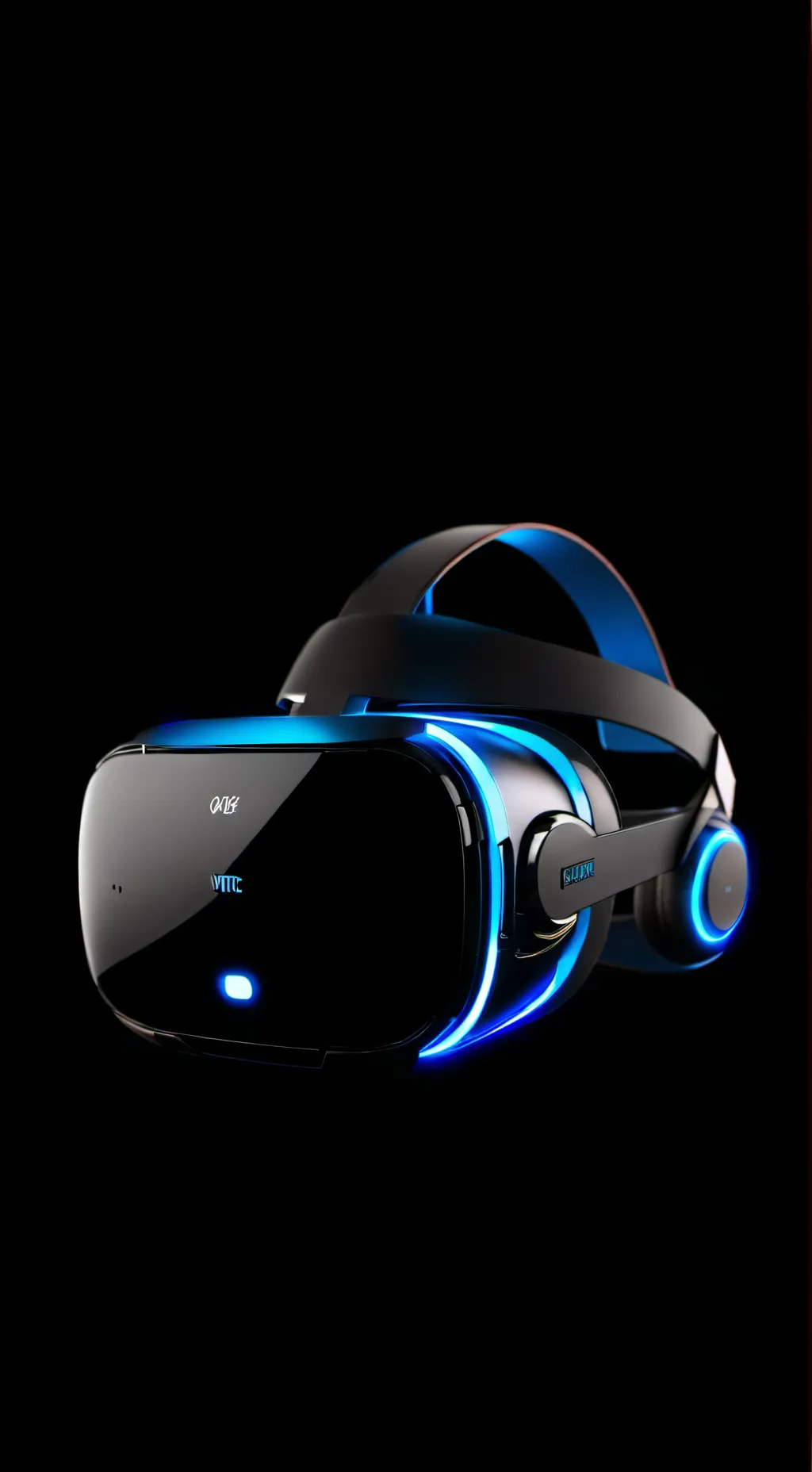 ai character: VR headset background