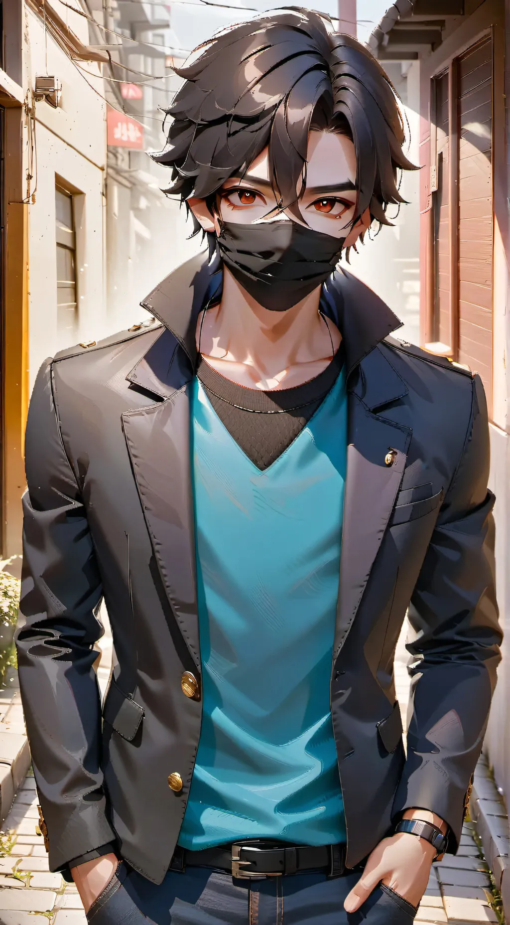 ai character: Robber background