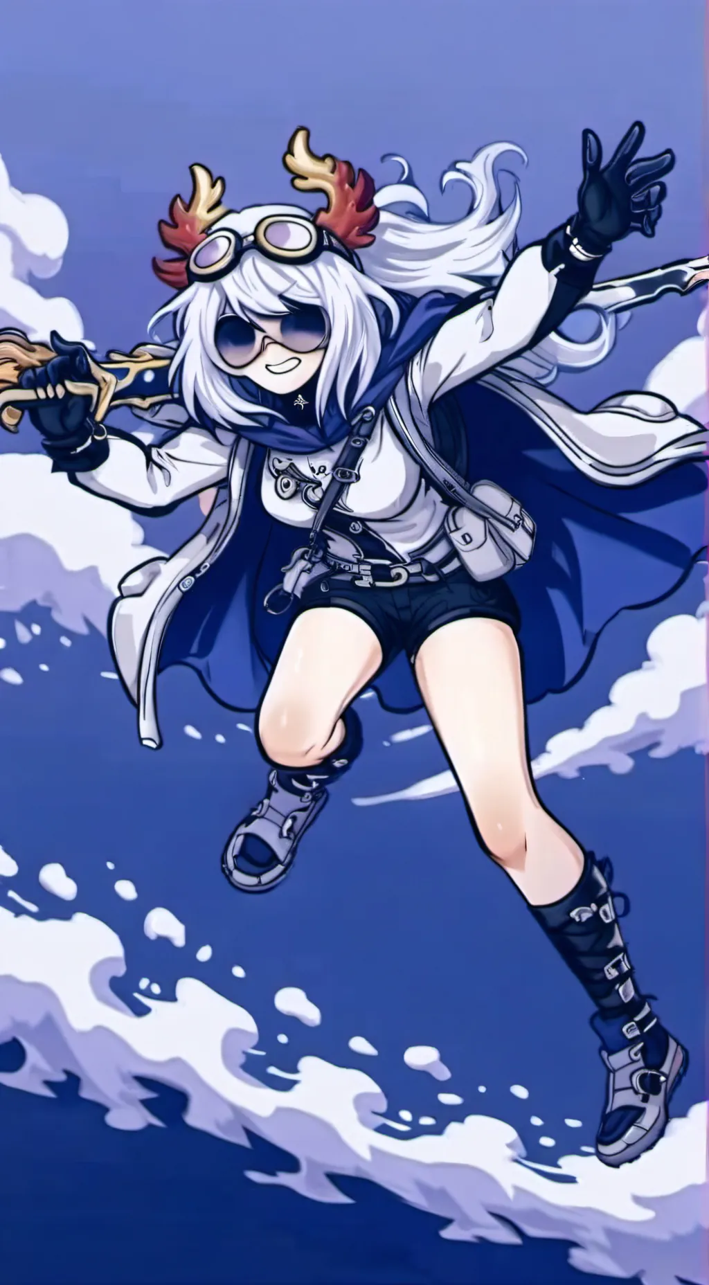 ai character: MD V background