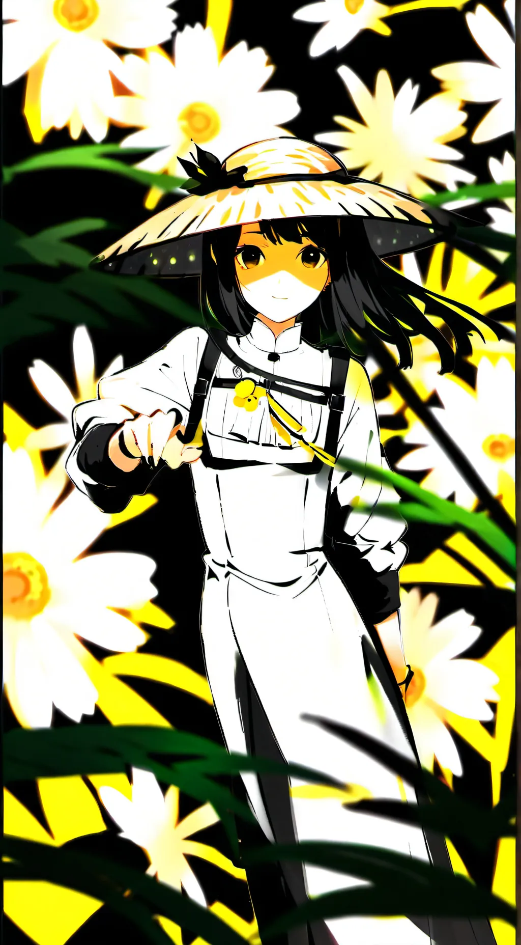 ai character: british girl background