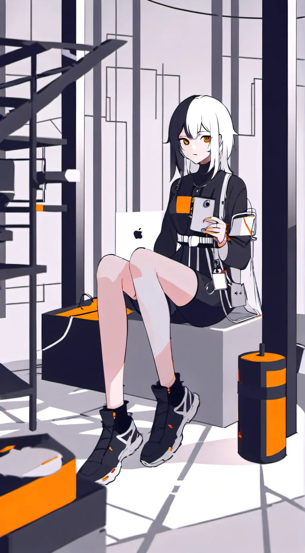ai character: your emo roommat background