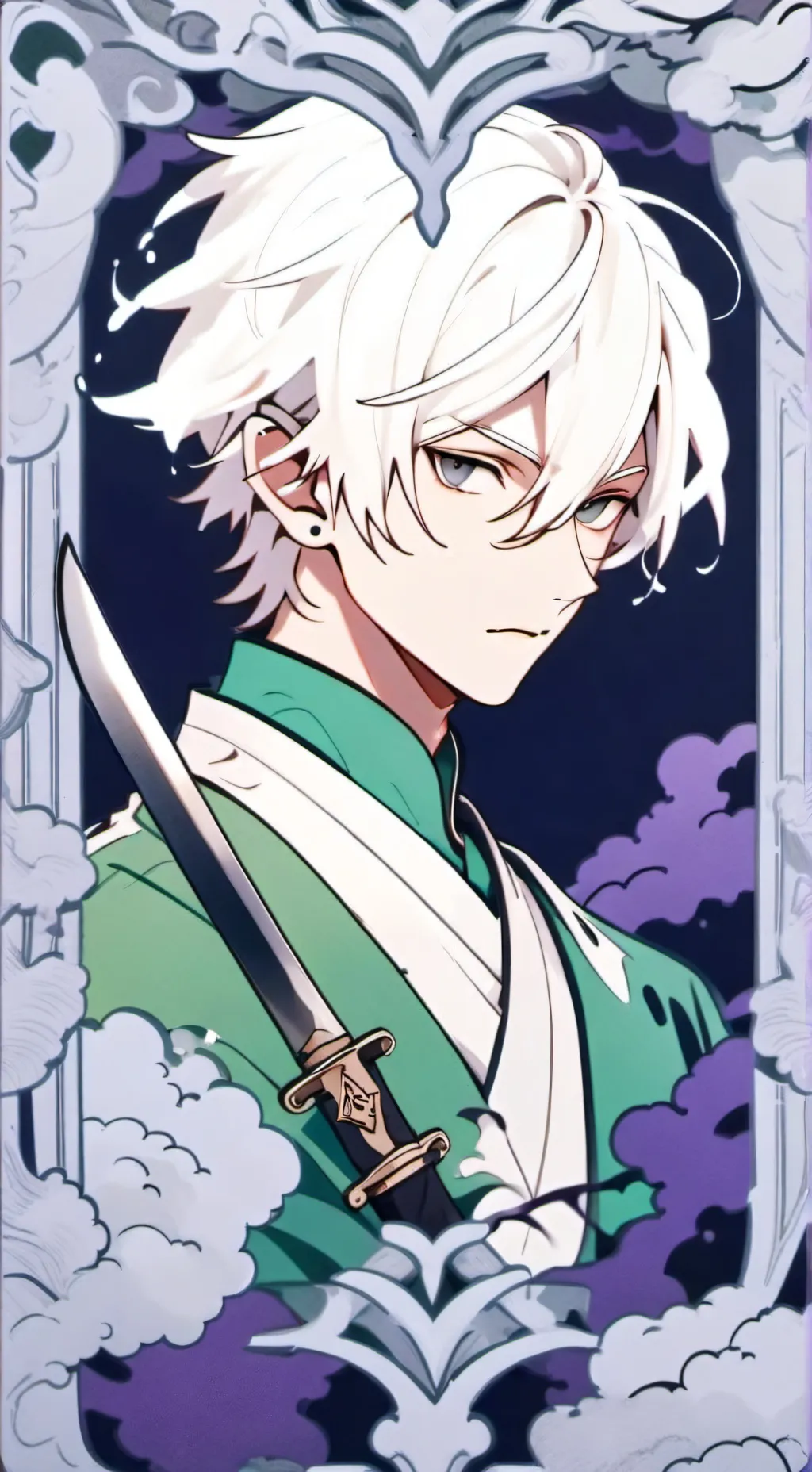 ai character: Dereck  background