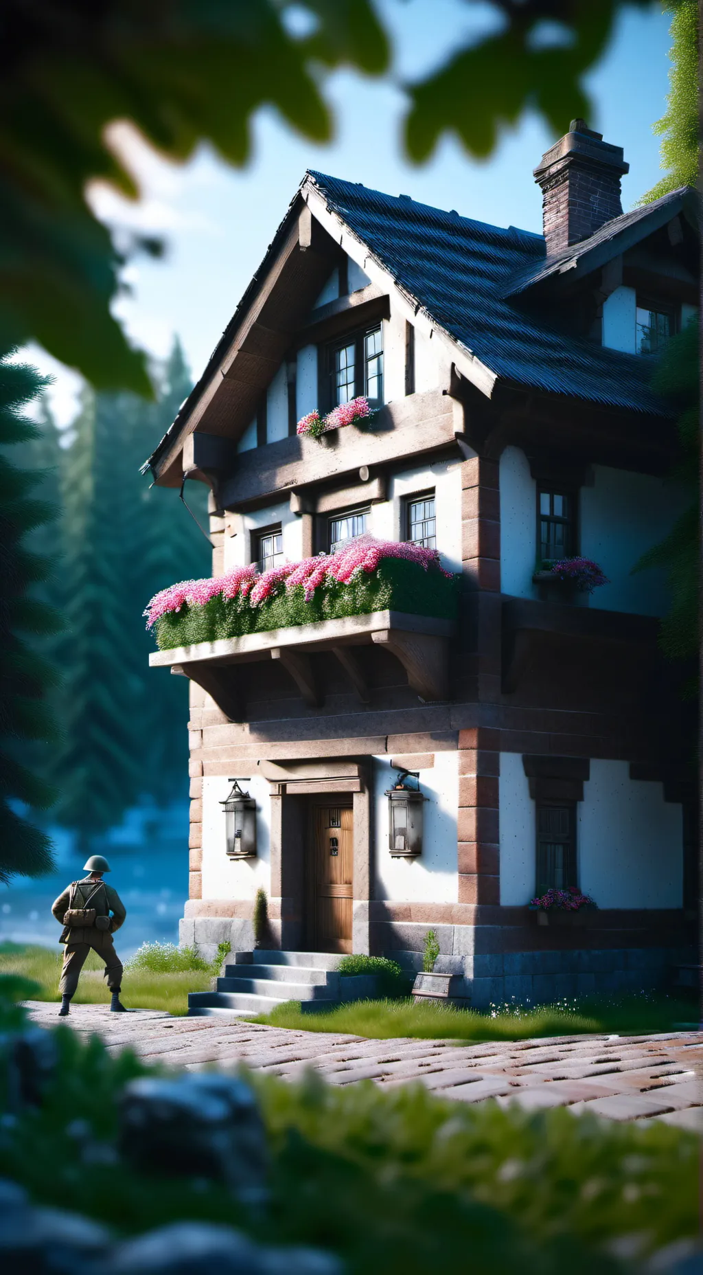 ai character: WW2 background