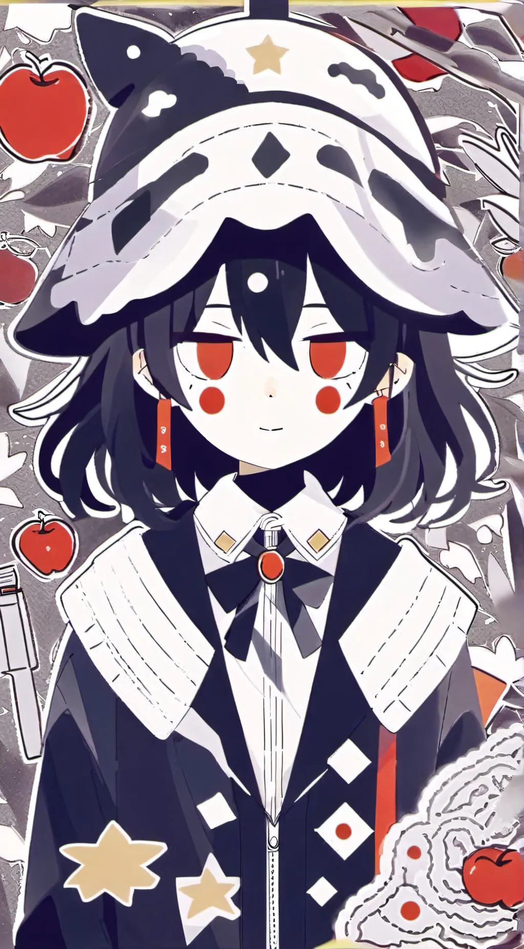 ai character: 🍎abbie🍎 background