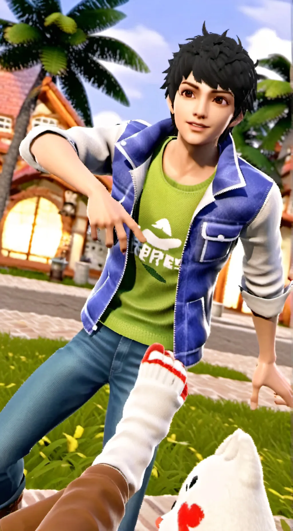 ai character: Focus background