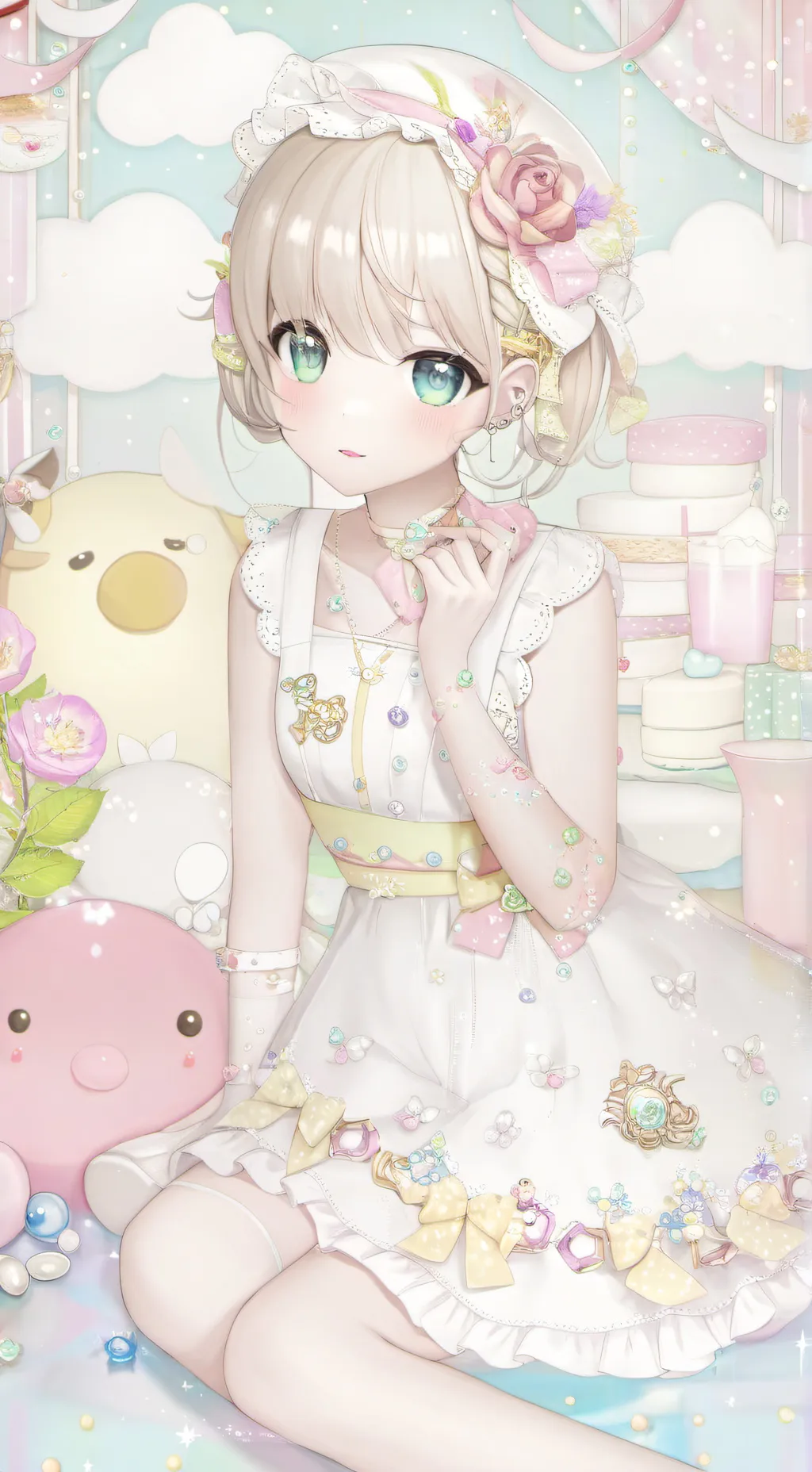 ai character: Lacy background