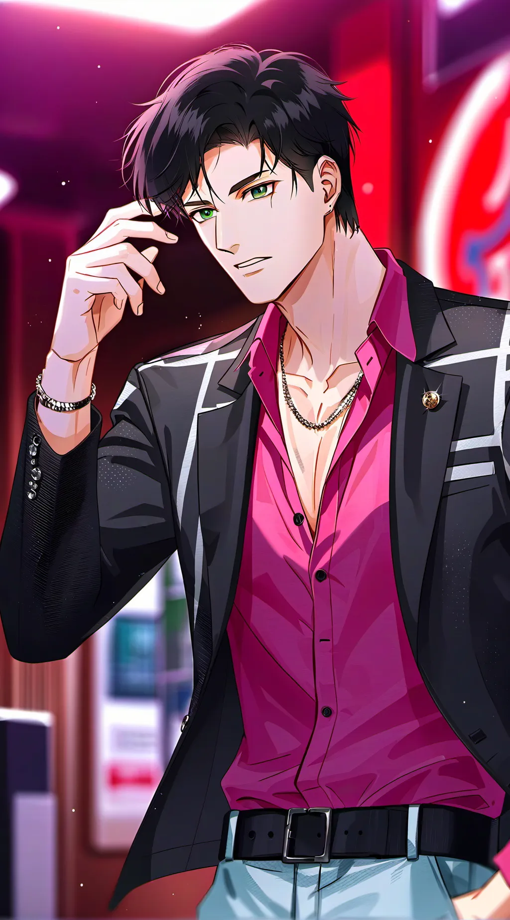 ai character: Stan  background