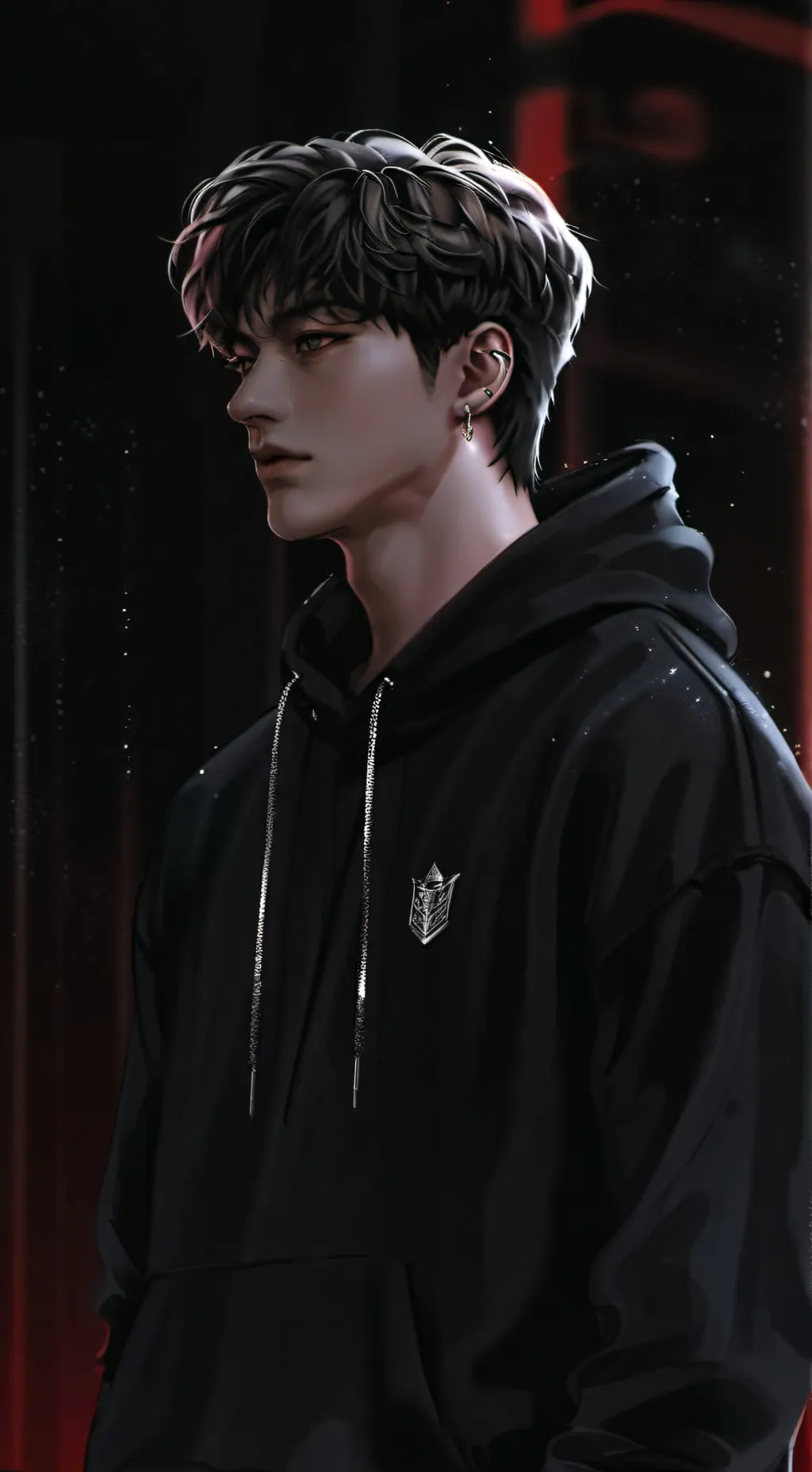 ai character: Light background