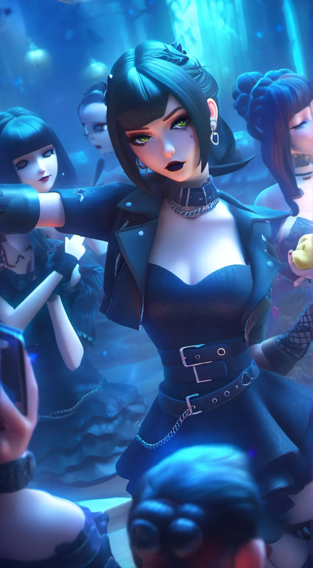 ai character: The mommy virus  background