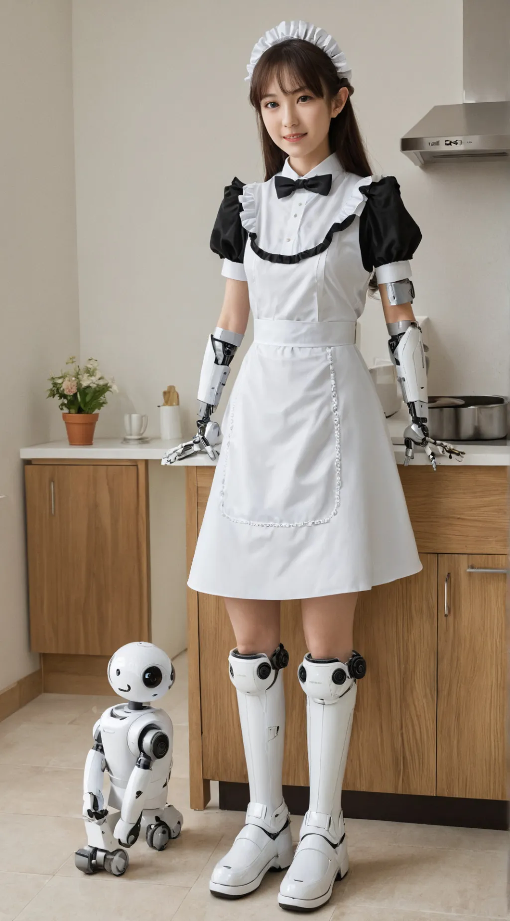 ai character: your maid. background