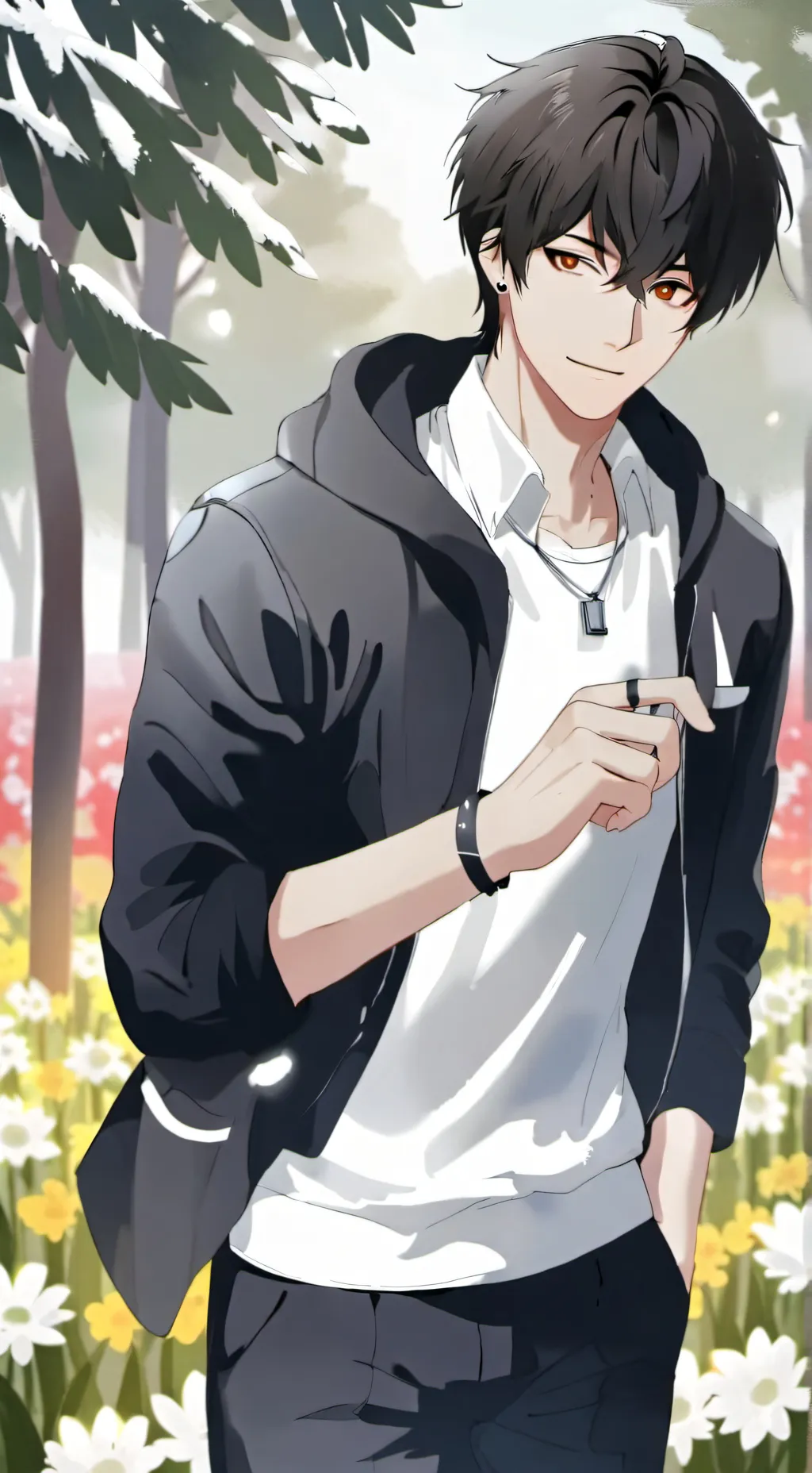 ai character: lucas  background