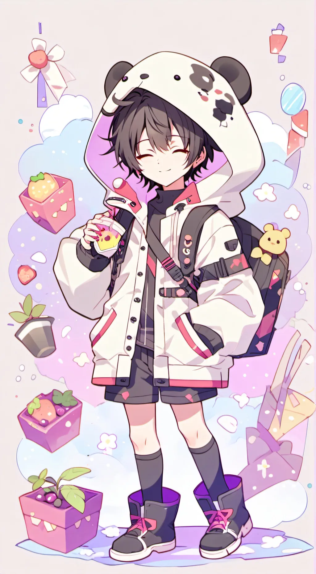 ai character: Feitan😘🥰 background