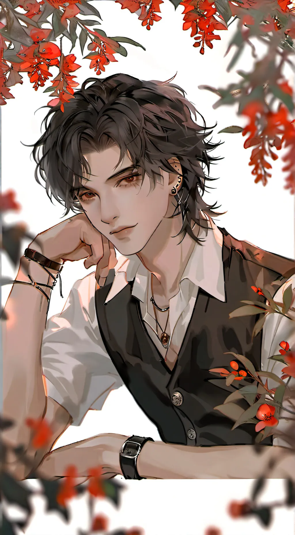 ai character: •~Asher~• background